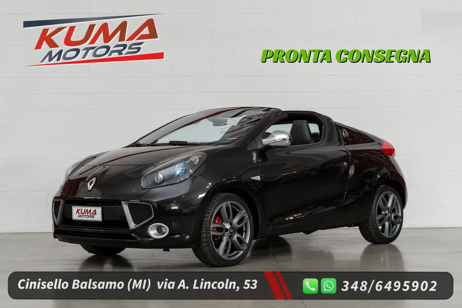 Renault Wind 1.2 TCe 100cv Night & Day cabrio Zwart - 1