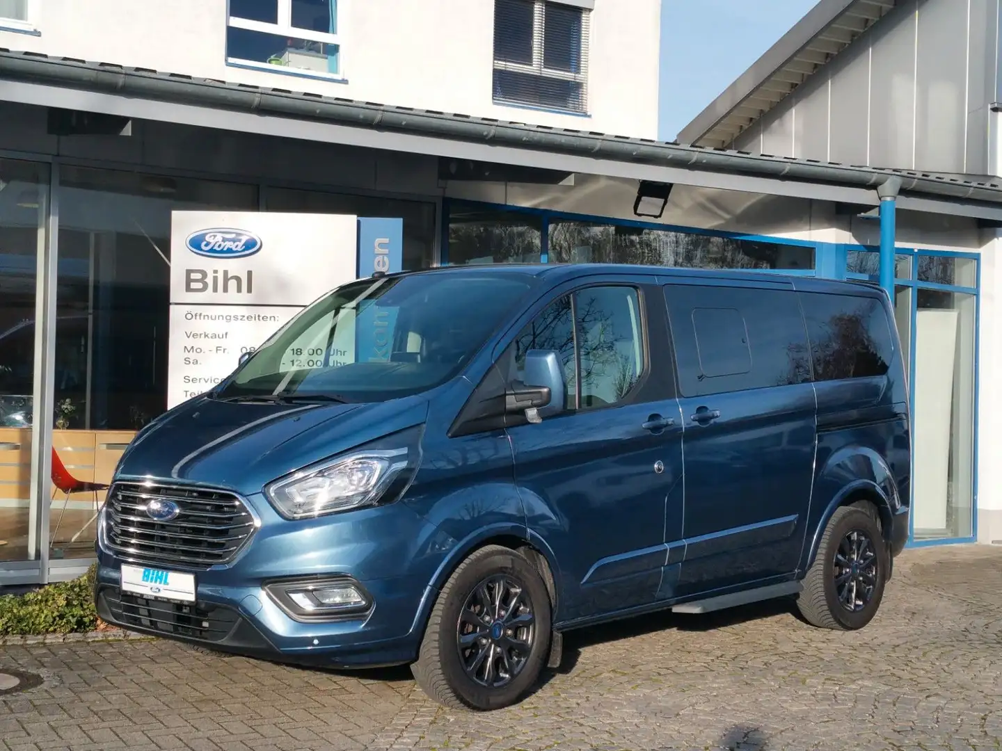 Ford Tourneo Custom Navi AHK Kamera ACC 8-Sitzer Blau - 2