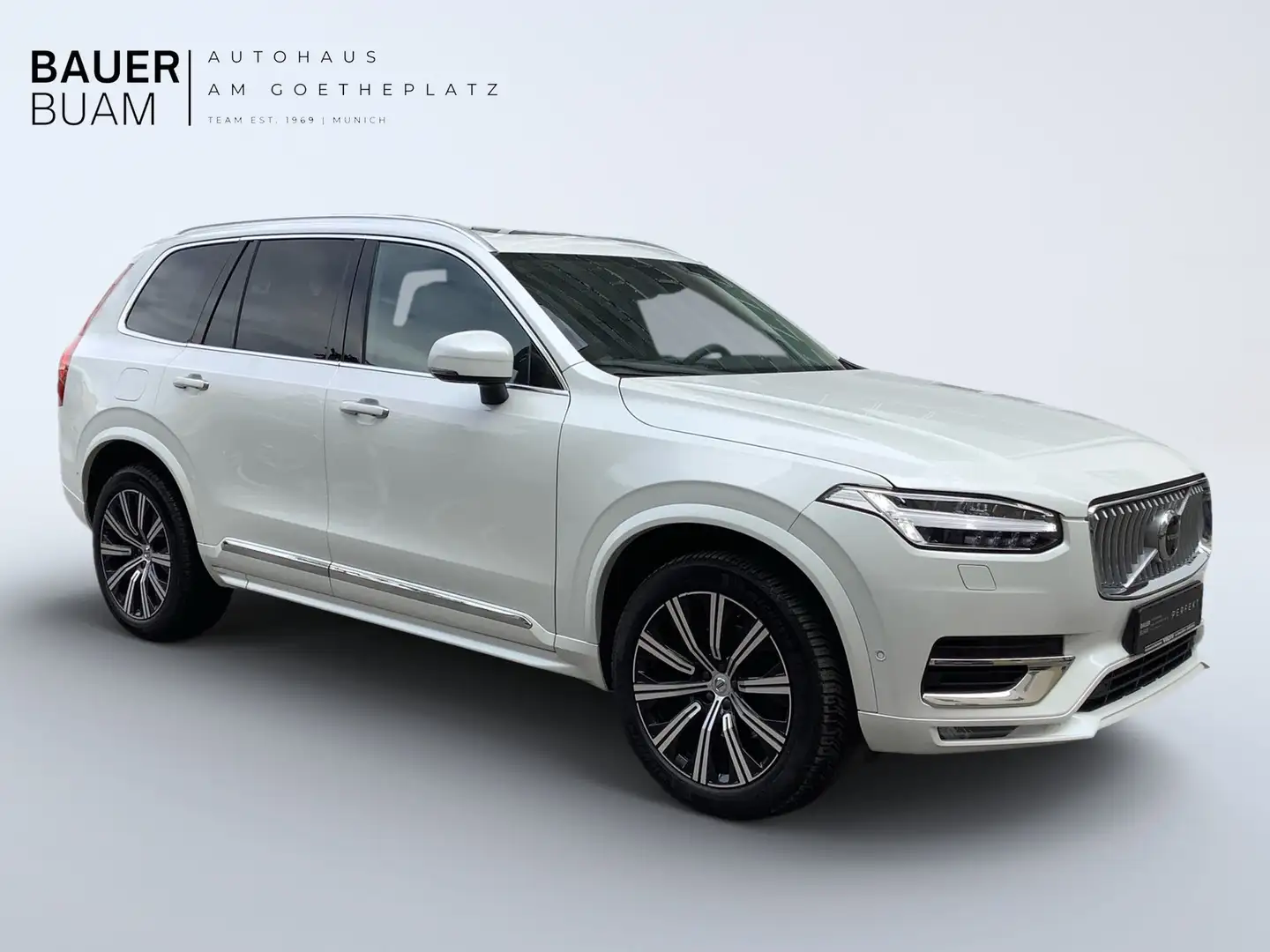 Volvo XC90 Plus Bright Diesel 7-Sitzer AWD Blanc - 2