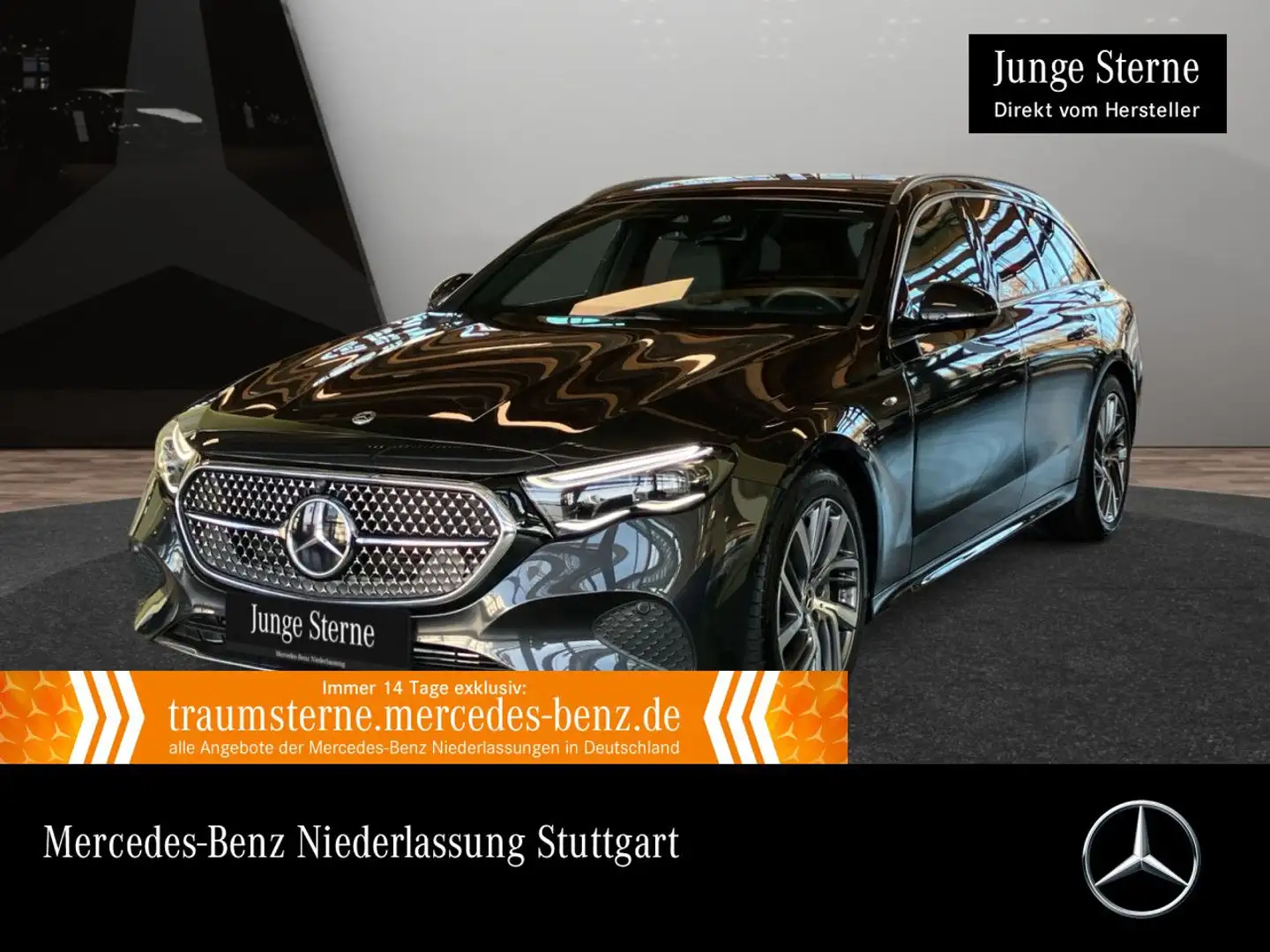 Mercedes-Benz E 300 de T 4M Hybrid Avantgarde Fahrass 360° Pano Grau - 1