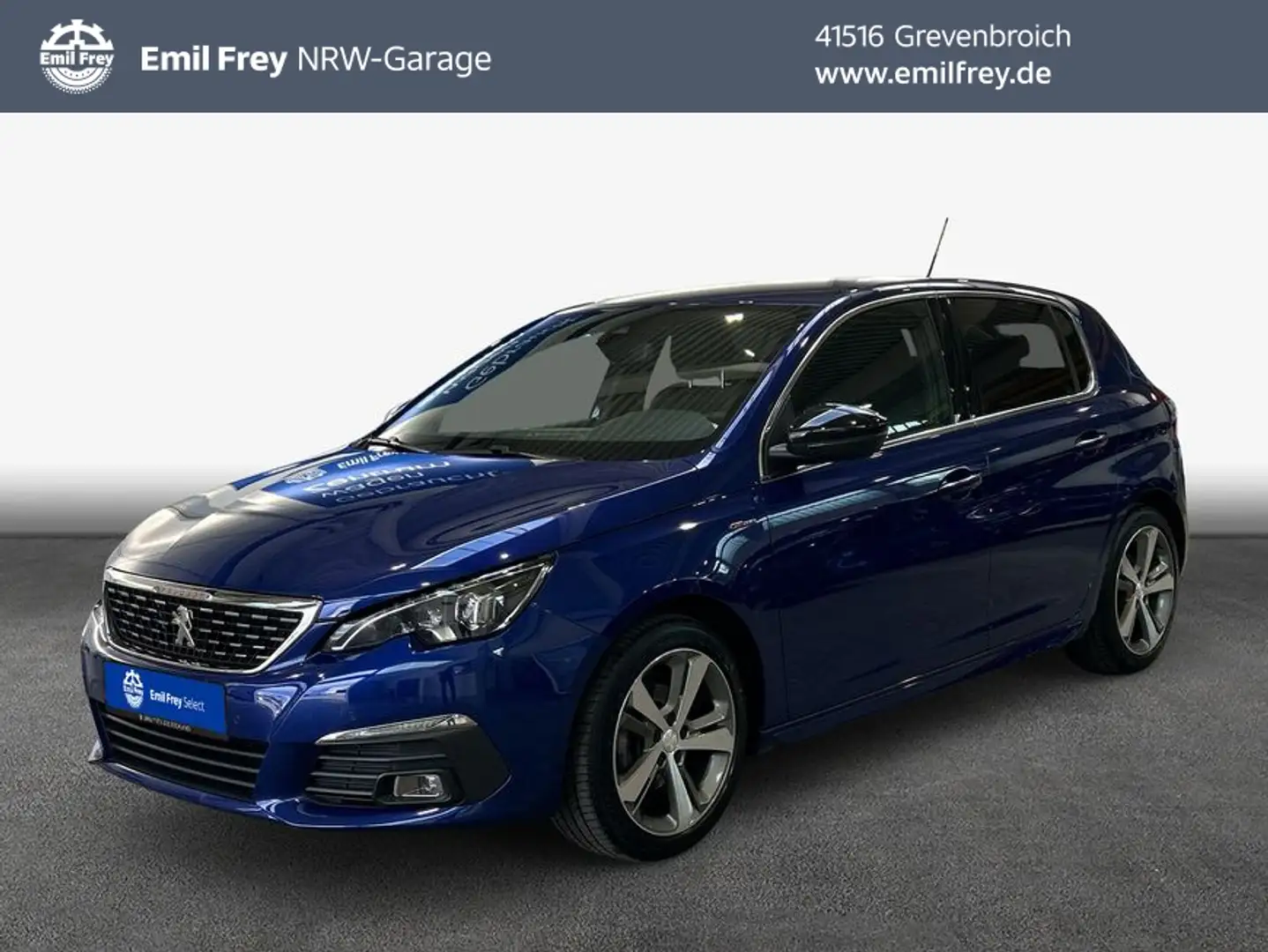 Peugeot 308 PureTech 130 GPF EAT8 Black Edition ANHÄNGERKU Blau - 1