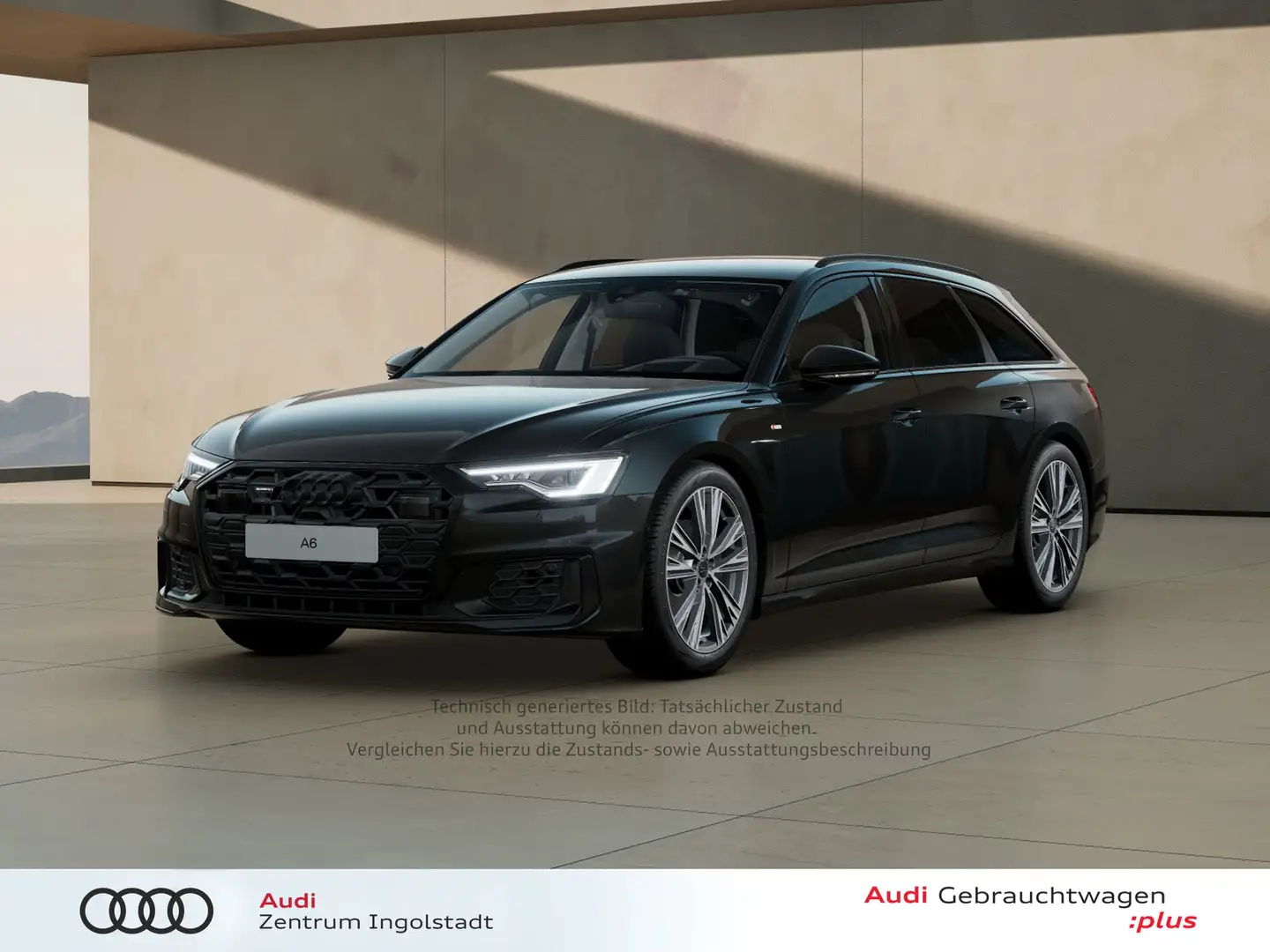 Audi A6 Avant 40 TDI qu S line MATRIX AHK ACC HuD 20" Schwarz - 2