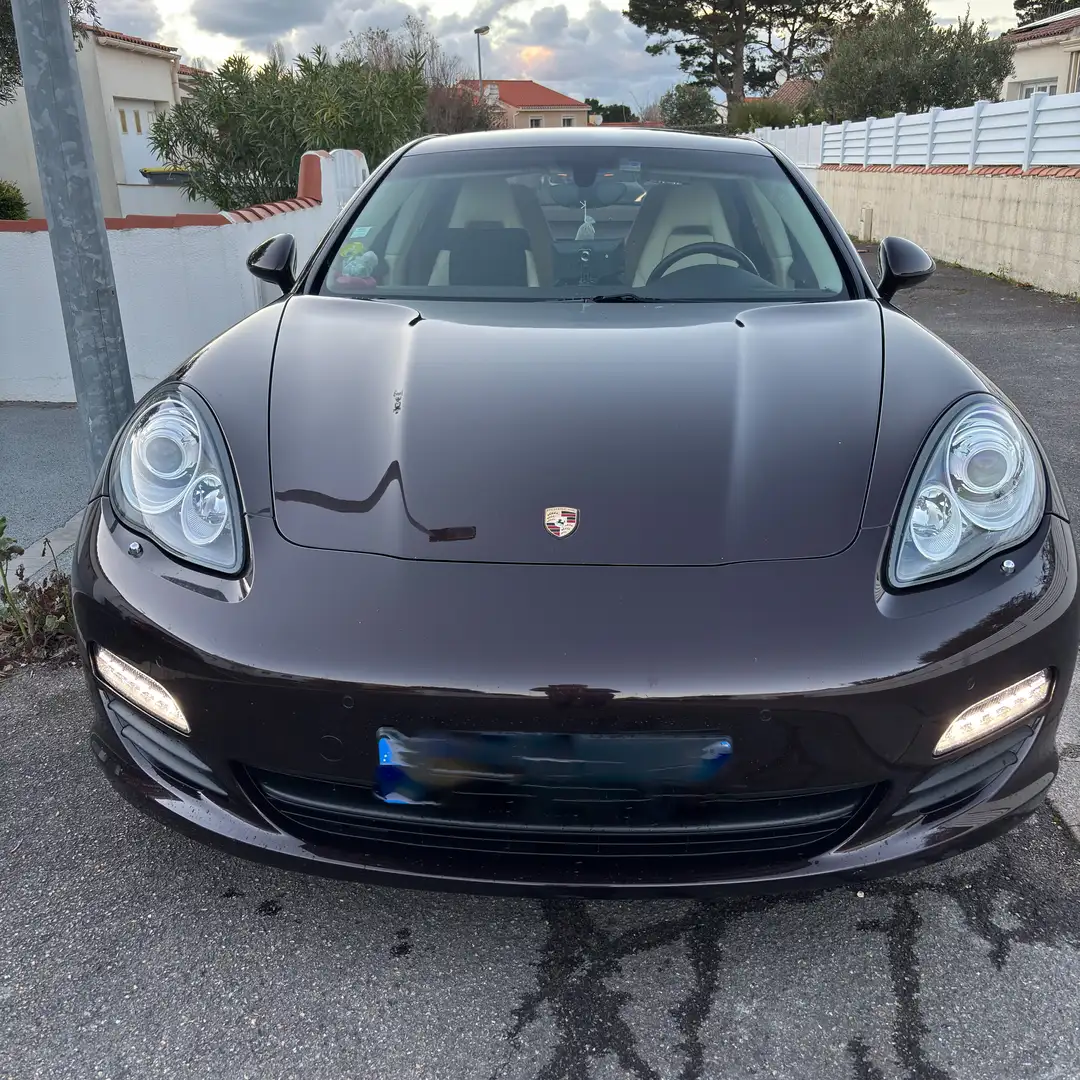 Porsche Panamera Panamera V6 3.0D 250 Tiptronic S Brun - 1