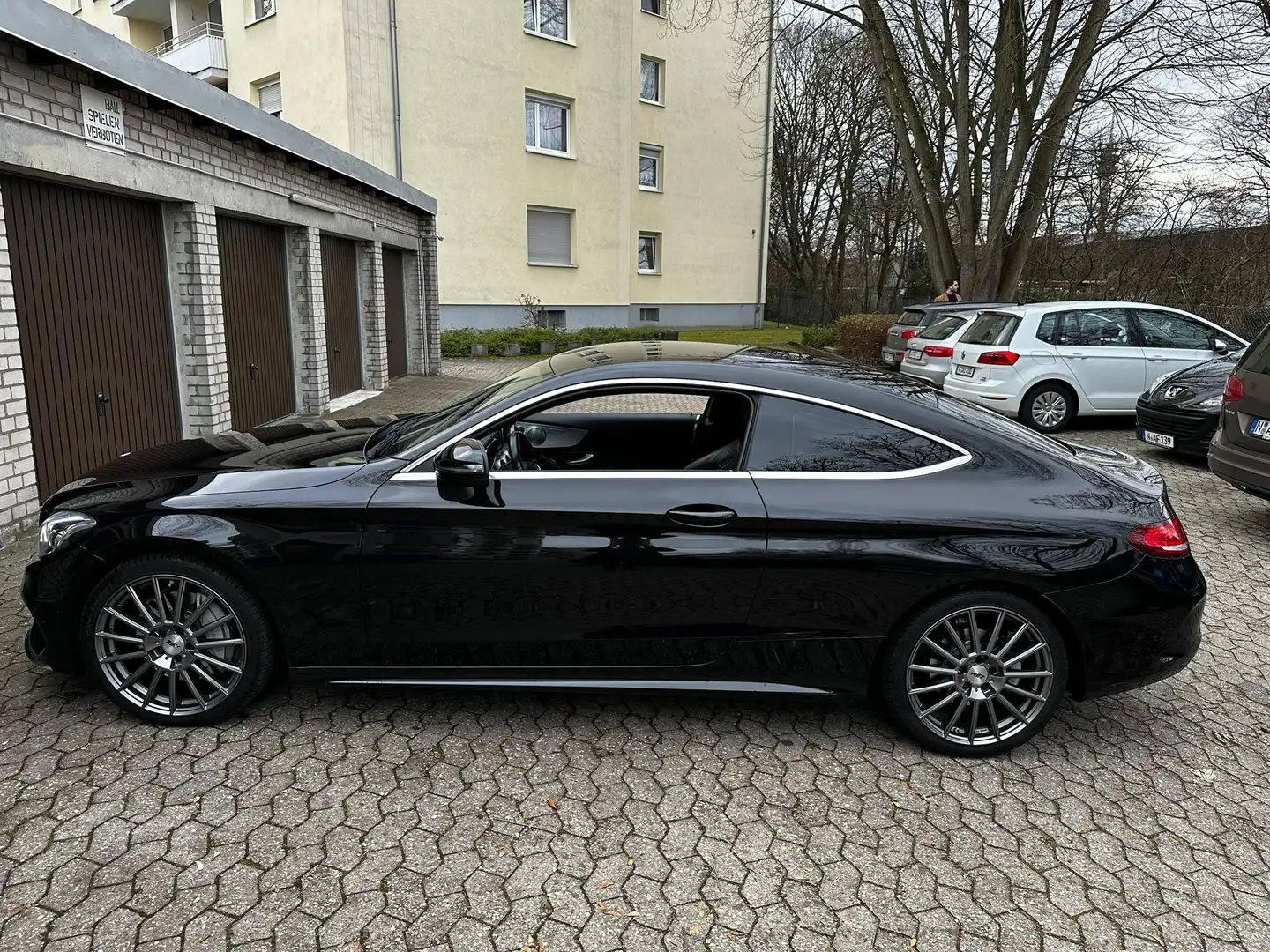 Mercedes-Benz C 300 Coupe+TÜV NEU+AMG+Garantie+Garage+Langst Noir - 2