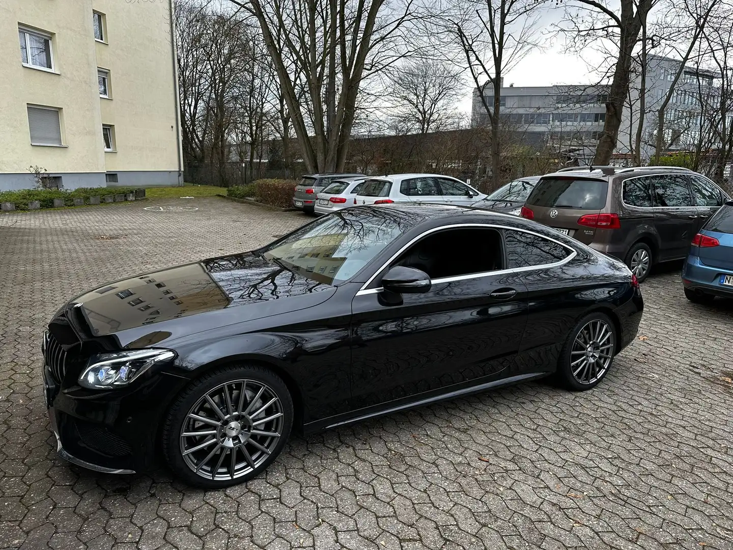 Mercedes-Benz C 300 Coupe+TÜV NEU+AMG+Garantie+Garage+Langst Noir - 1