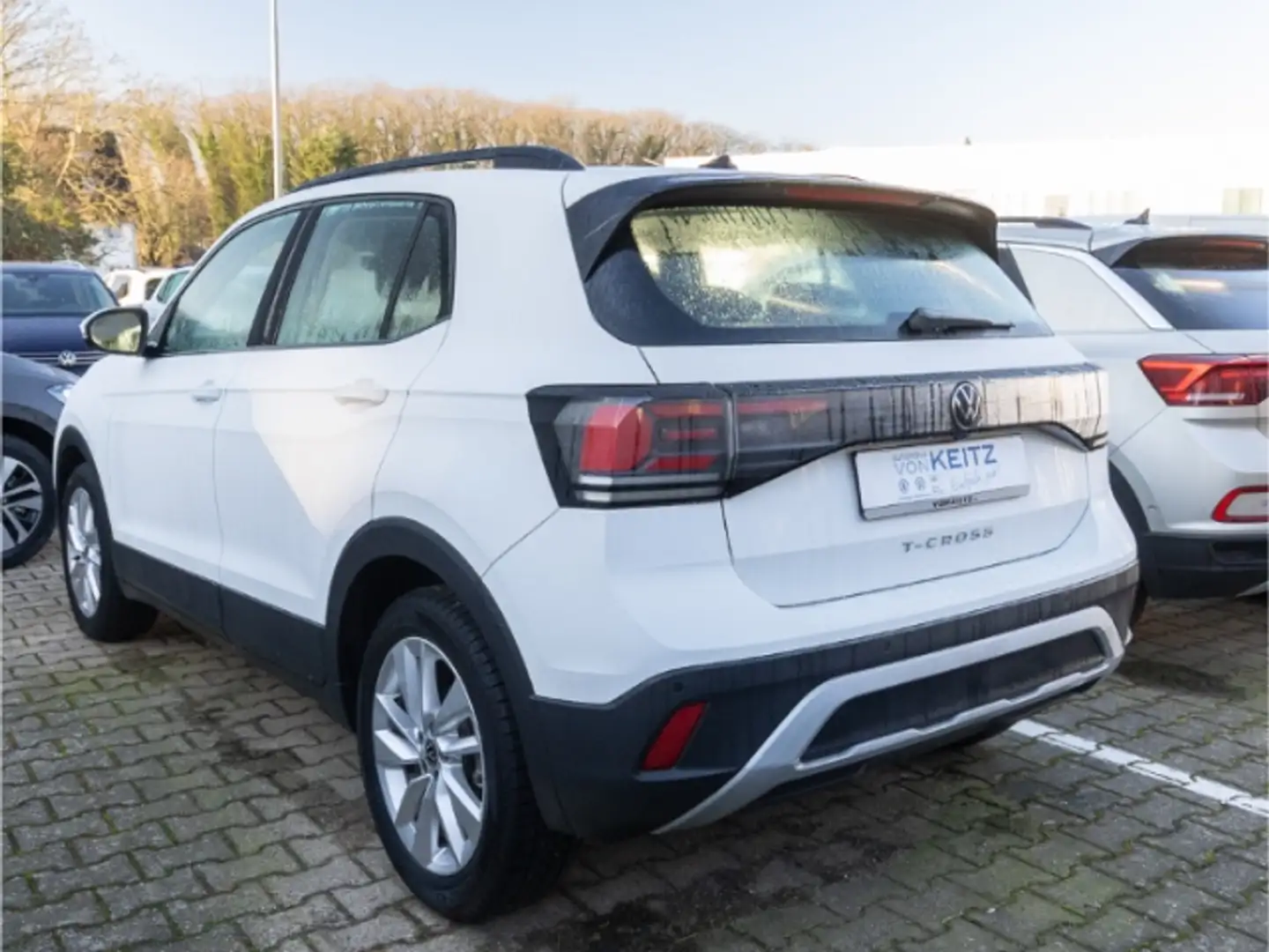 Volkswagen T-Cross 1.0 TSI 85 kW Life +ALLW+AUT+SHZ+RFK+BC+ Blanc - 2