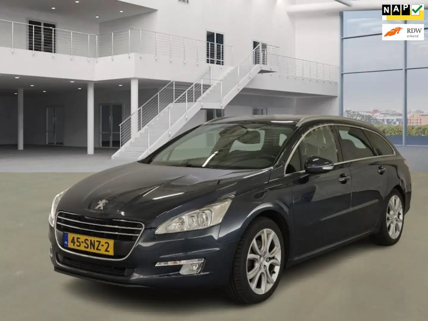 Peugeot 508 SW 1.6 THP Allure/AIRCO/CRUISE/HALF LEDER/NAVI/PAN Blauw - 1