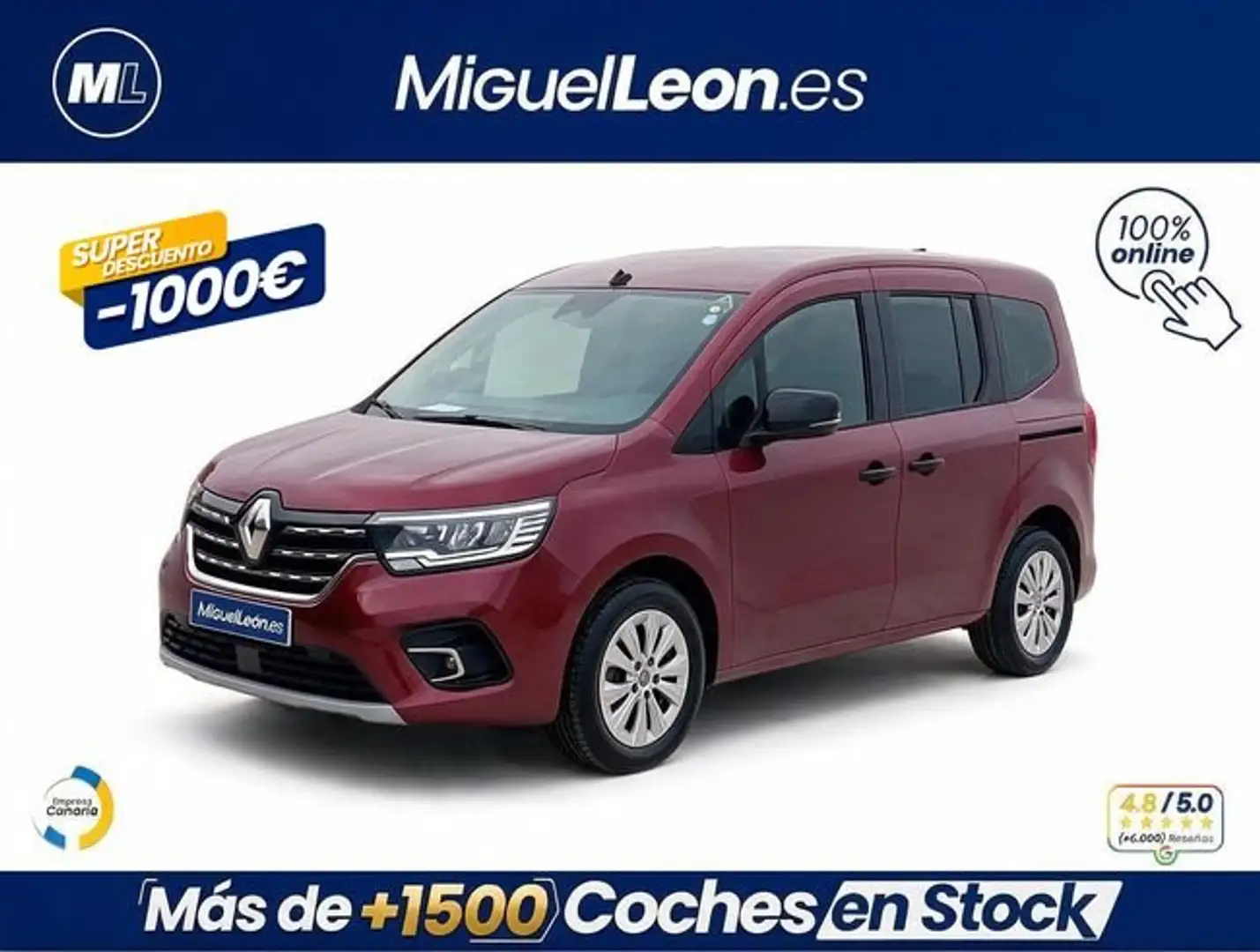 Renault Kangoo Life Edition One 1.5 Blue dCi 55kW(75CV) Rojo - 1