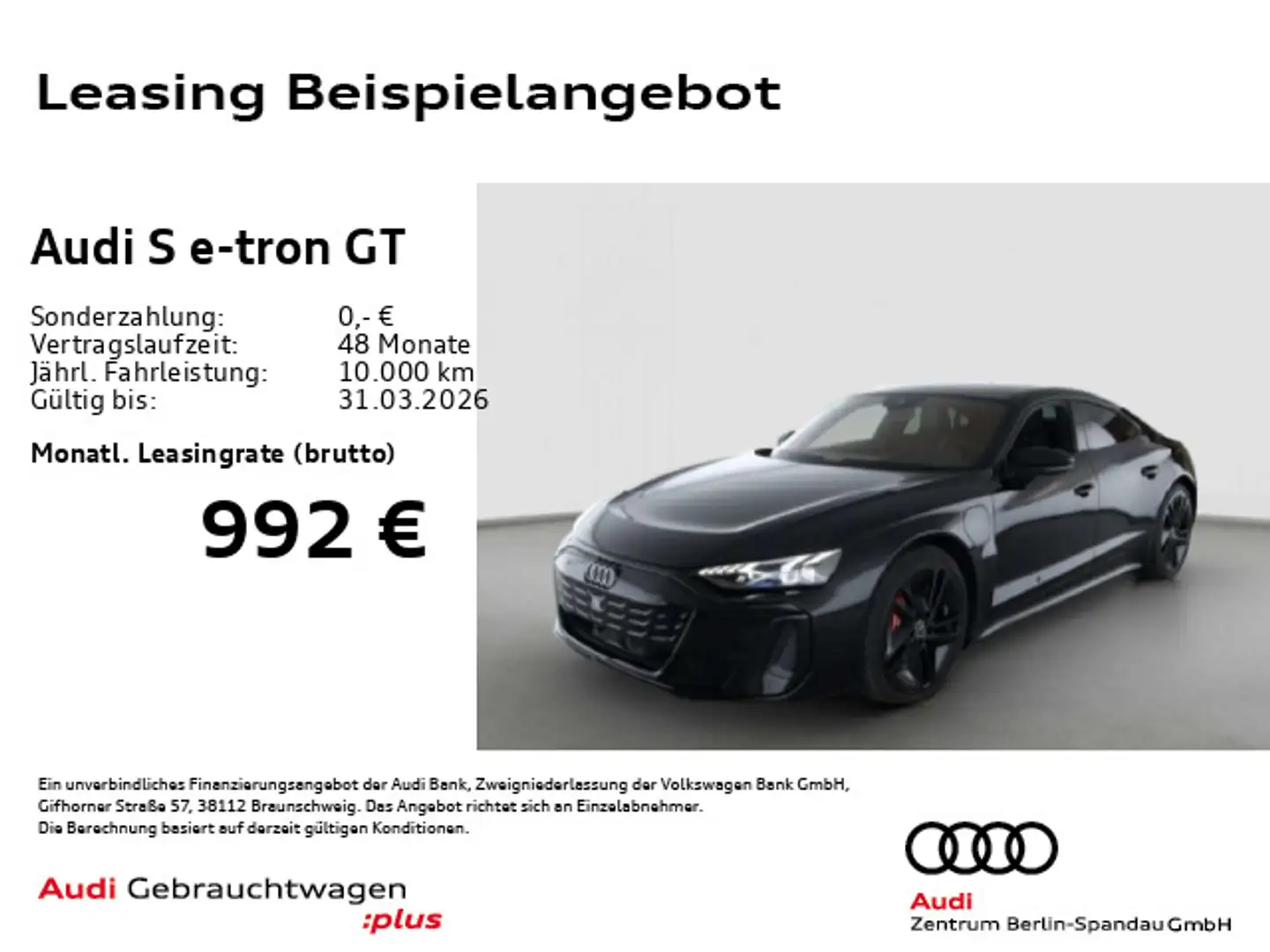 Audi e-tron GT S e-tron GT *PANO*MATRIX*HuD*B&O*Assist+* Schwarz - 1