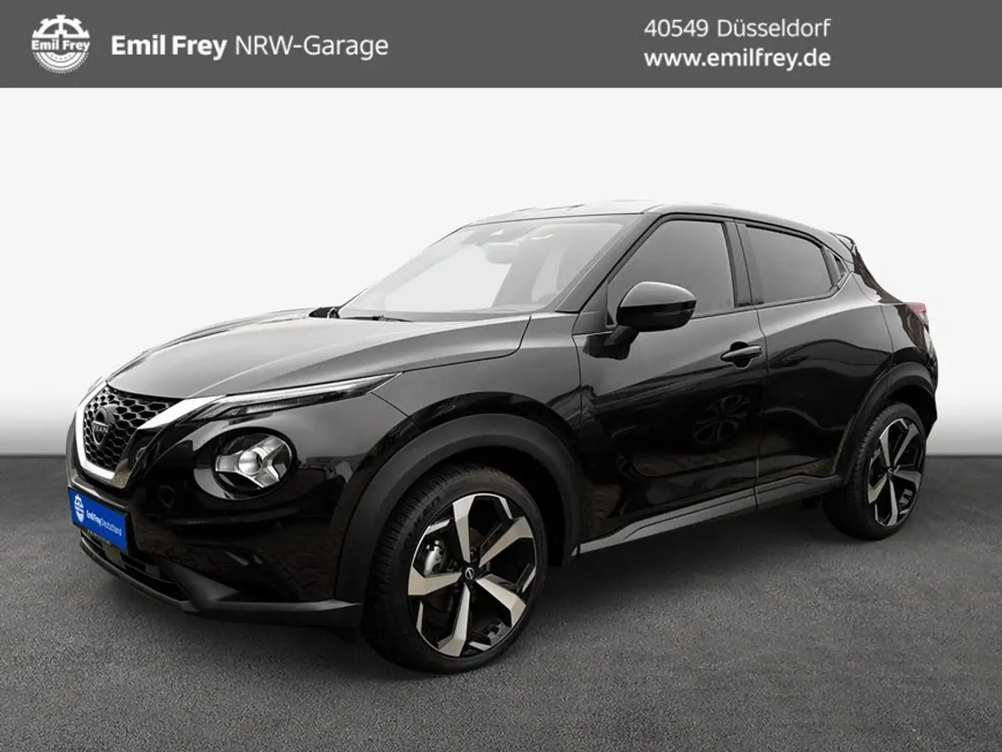Nissan Juke 1.0 DIG-T Tekna BOSE-Sound/ACC/Kamera/Navi Schwarz - 1