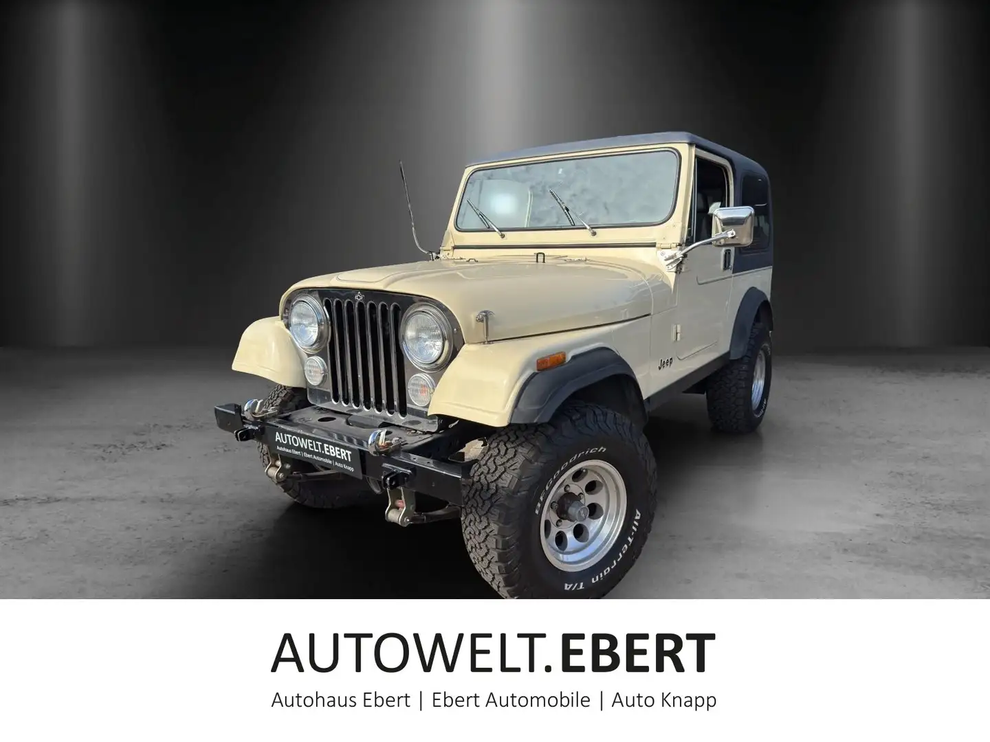 Jeep CJ-7 CJ7 V8 LT1 H-Zulassung alles eingetragen Beige - 1