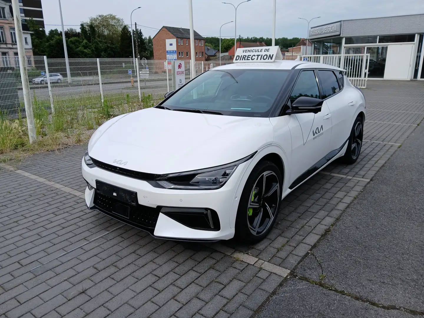 Kia EV6 77.4 kWh AWD GT (429 kW) Blanc - 1