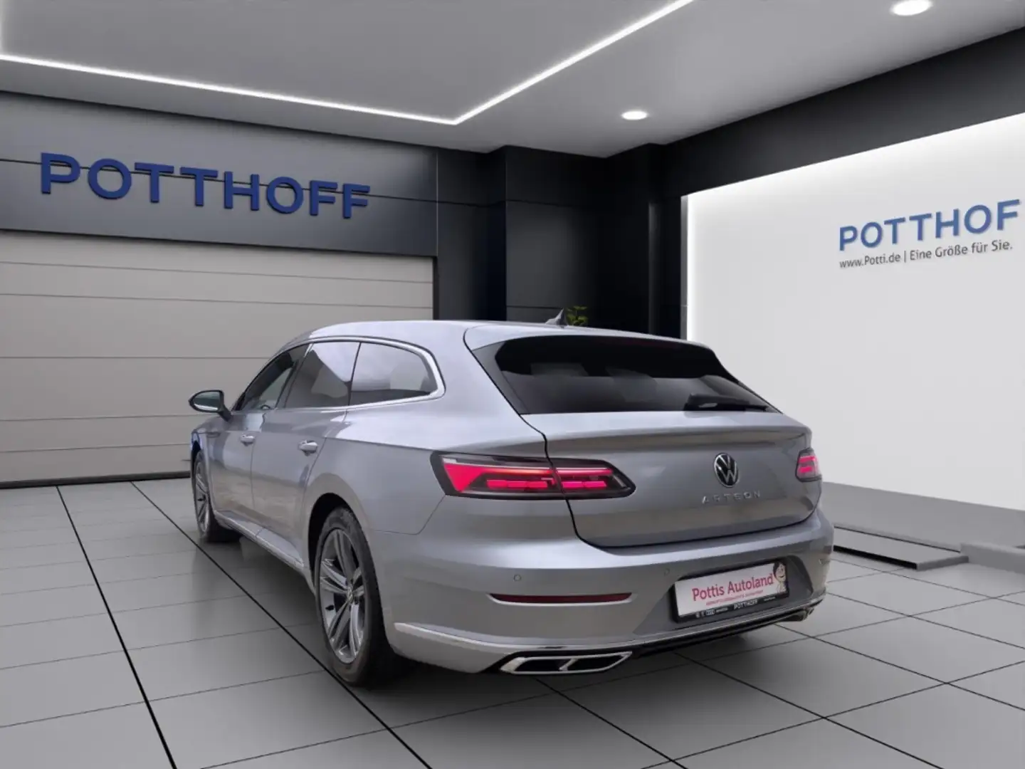 Volkswagen Arteon Shooting Brake 2.0 TSI DSG R-LINE NAVI AHK ACC Silber - 2