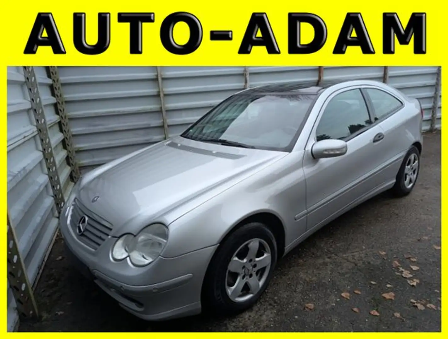 Mercedes-Benz C 200 Kompressor Sportcoupe*Automatik*Tüv:07/27* Silber - 1