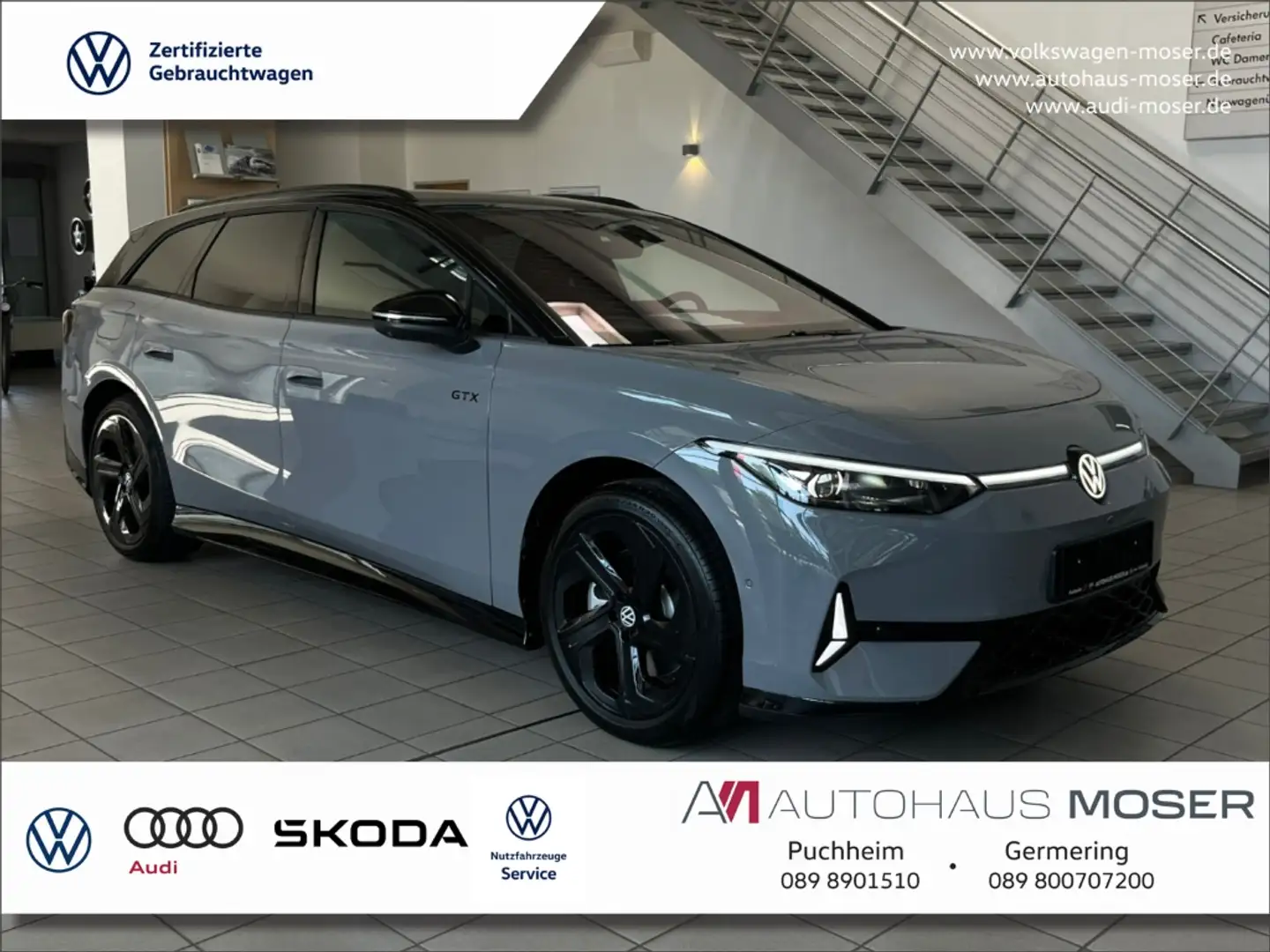 Volkswagen ID.7 GTX Tourer 4Motion - Wärmepumpe*Head-Up*AHK!!! Szürke - 1