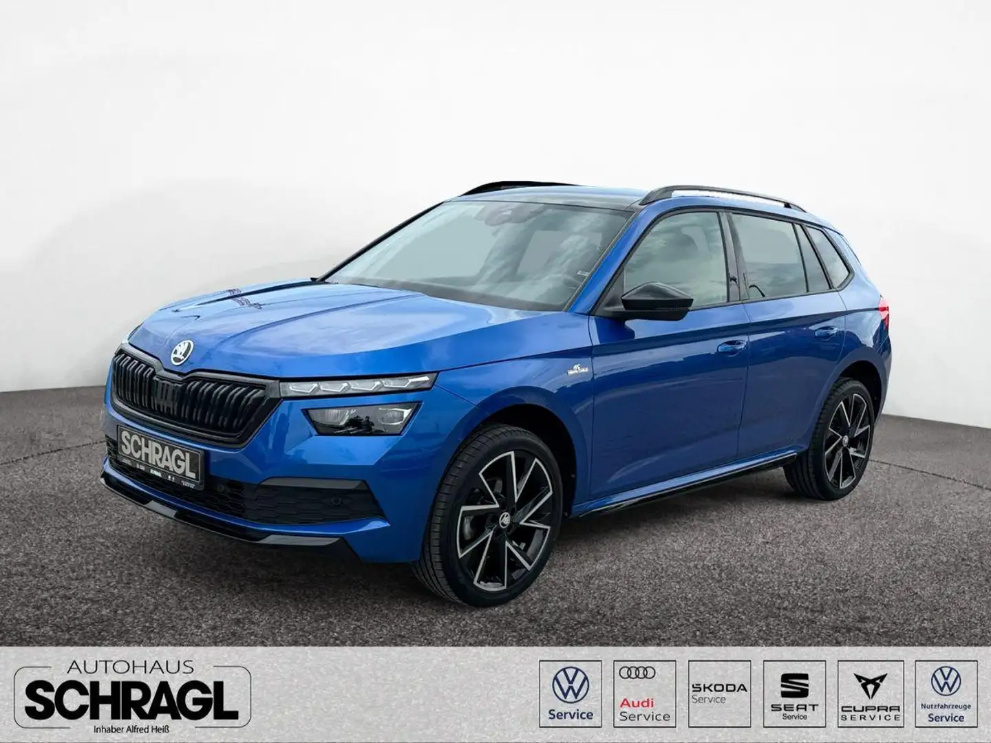 Skoda Kamiq 1.0 TSI DSG MONTE CARLO+AHK+APP+LED+ACC Blau - 1