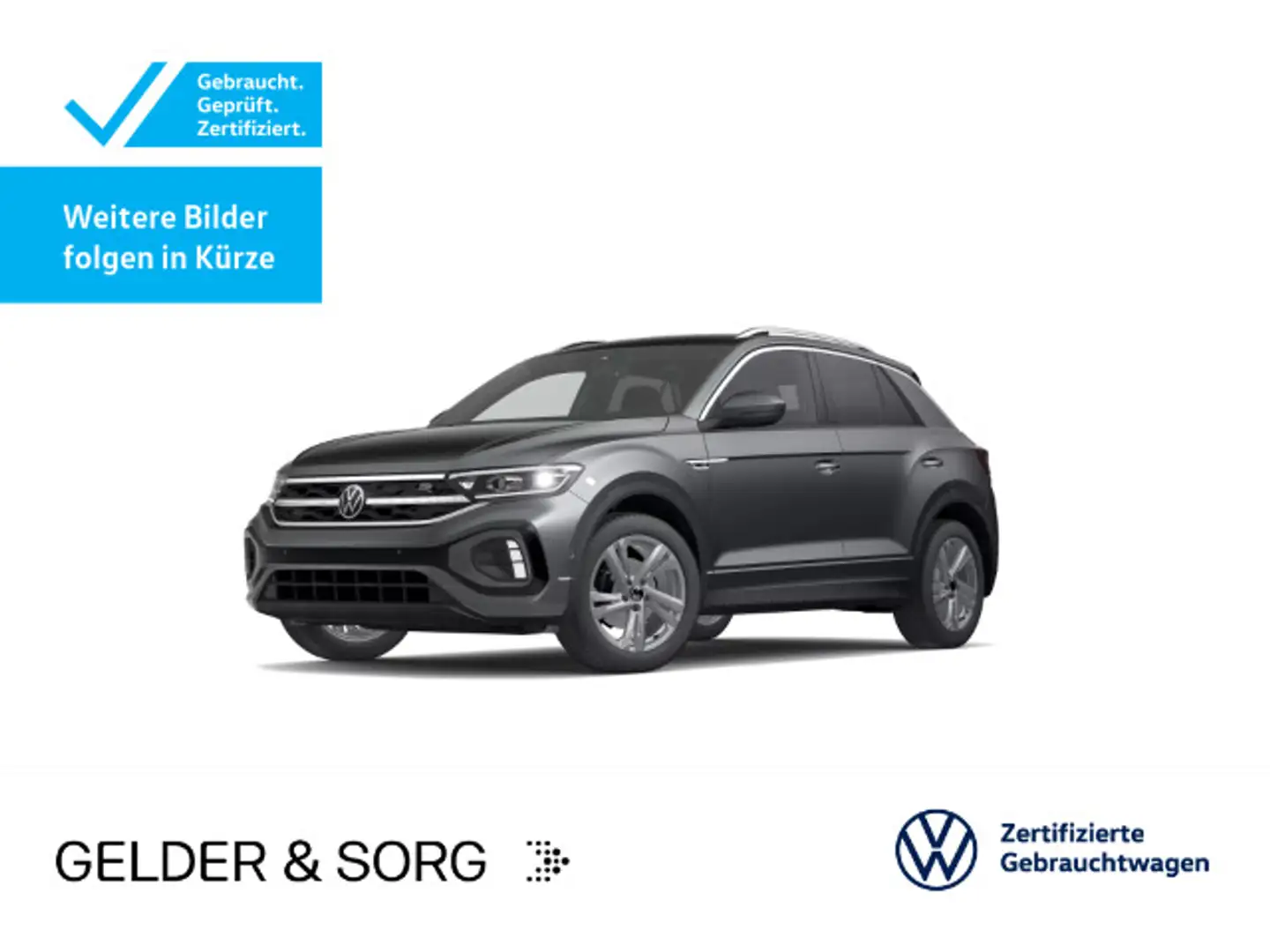 Volkswagen T-Roc R-Line 1.5 TSI AHK*RFK*DAB+*Digital*LED Grau - 1
