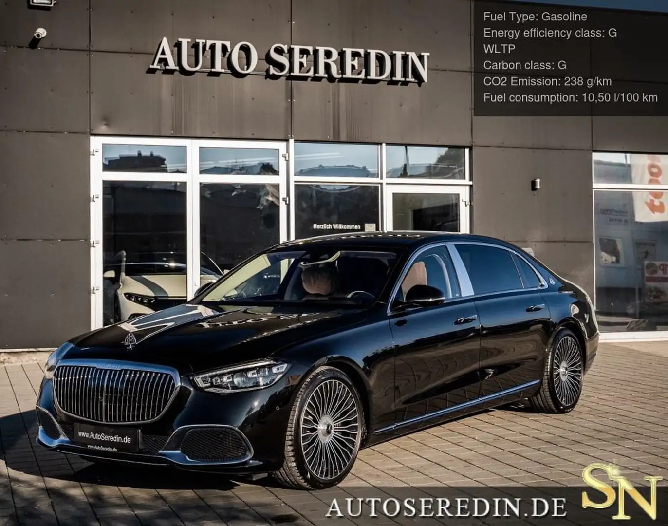 Mercedes-Benz S 580 4M Maybach 2024 PROD+E-ABC+LEATHER ROOF Zwart - 1