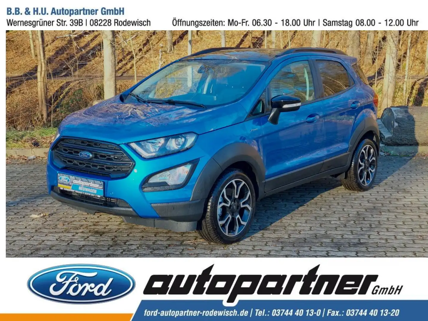 Ford EcoSport Active Blau - 1