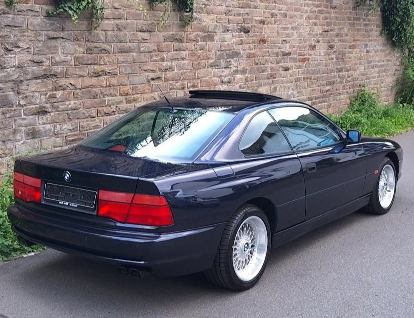 BMW 850 850Ci Automatik 1.Hand Leder ESSD Bleu - 2