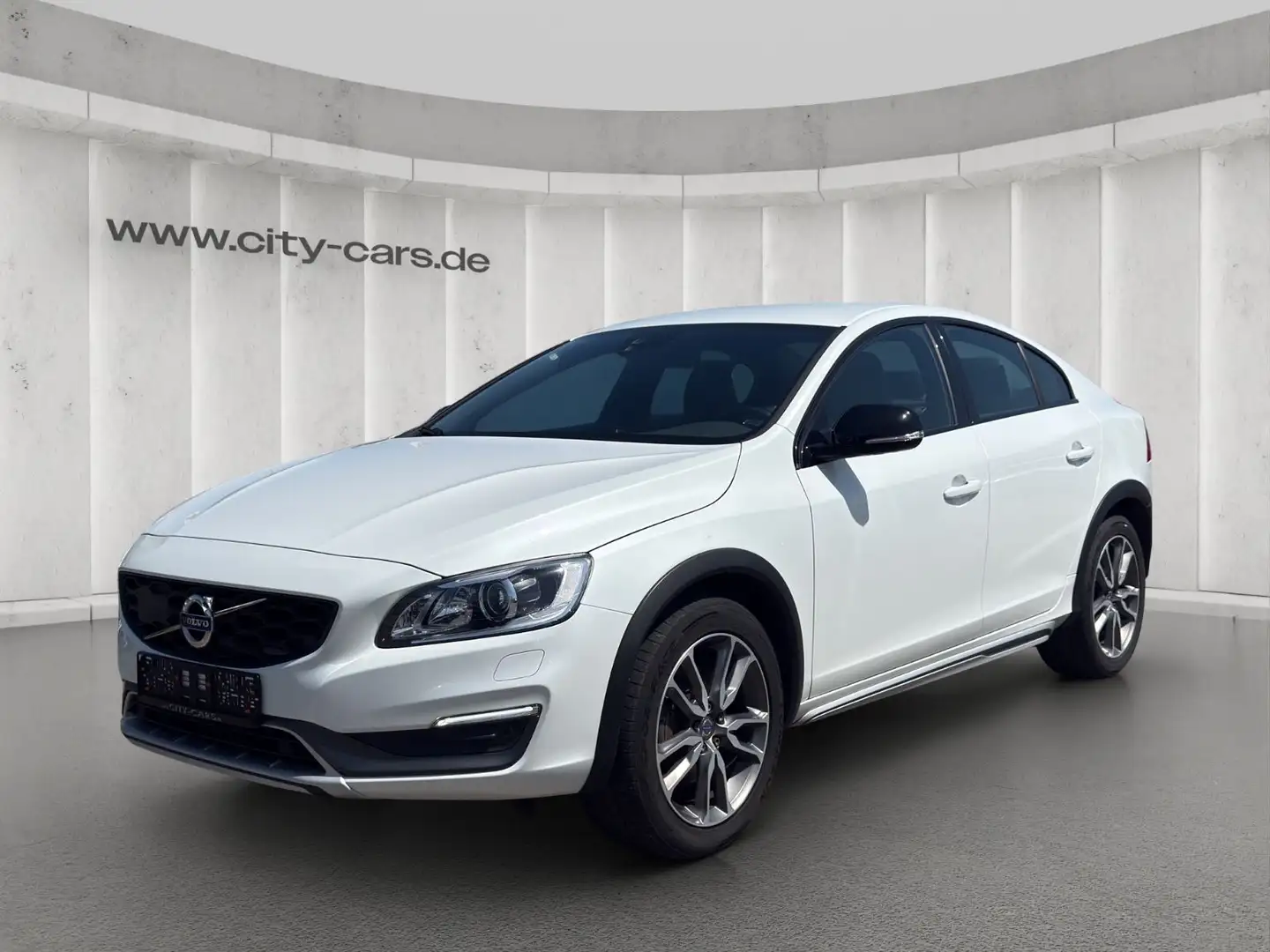 Volvo S60 Cross Country Summum*1.Hand*Leder*AHK*Xenon Weiß - 1