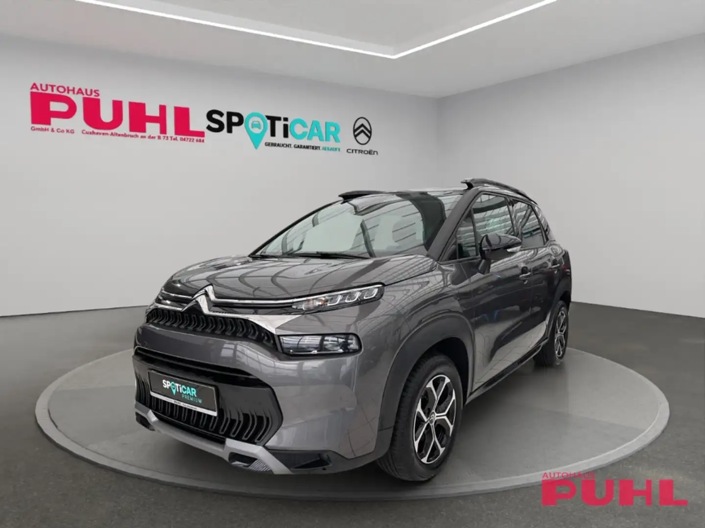 Citroen C3 Aircross Plus Navi,CarPlay , Klimaautom,Musikstreaming DAB, Grau - 2