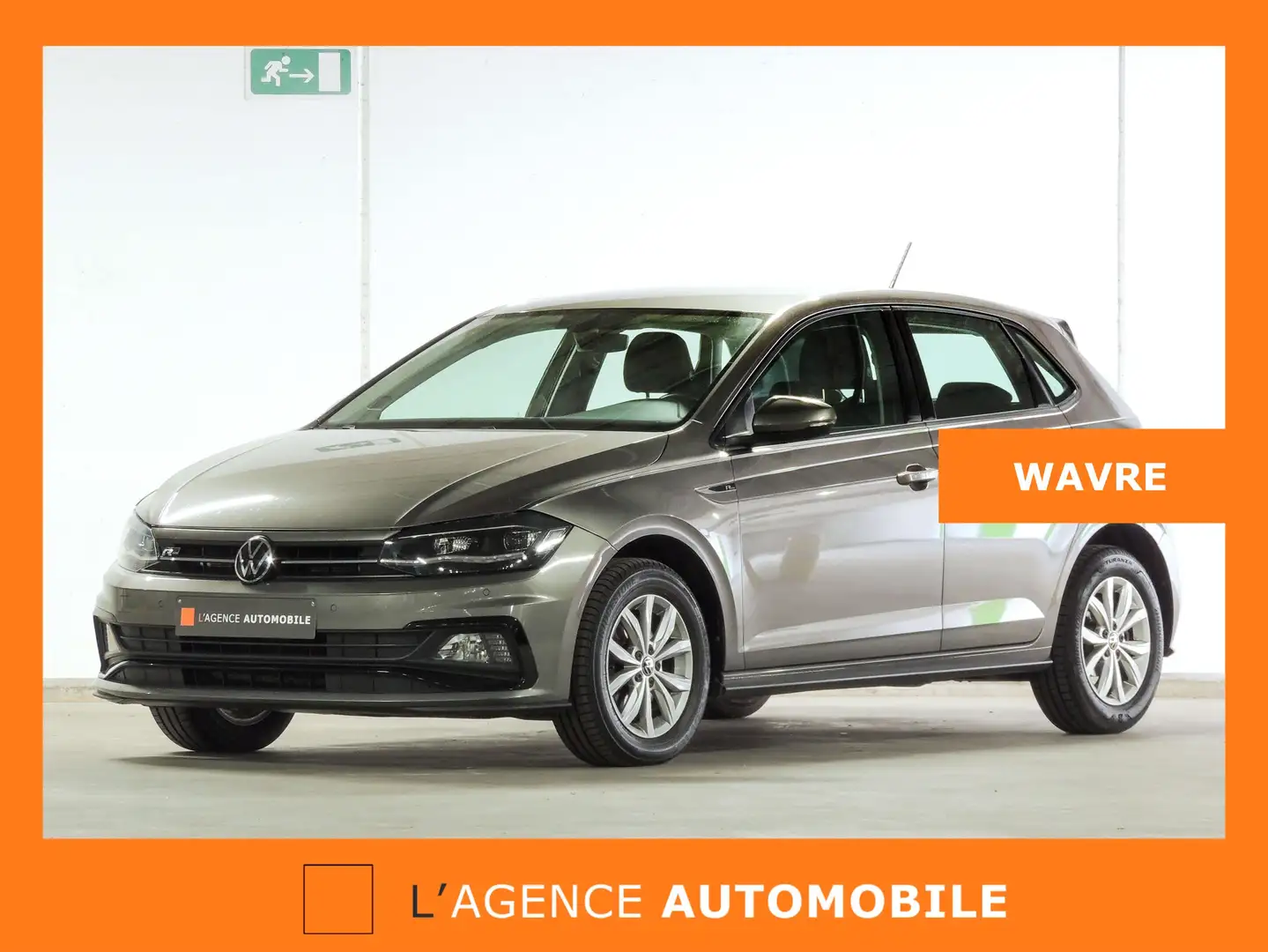 Volkswagen Polo 1.0 TSi - R-Line - DSG - GARANTIE 12M Gris - 1