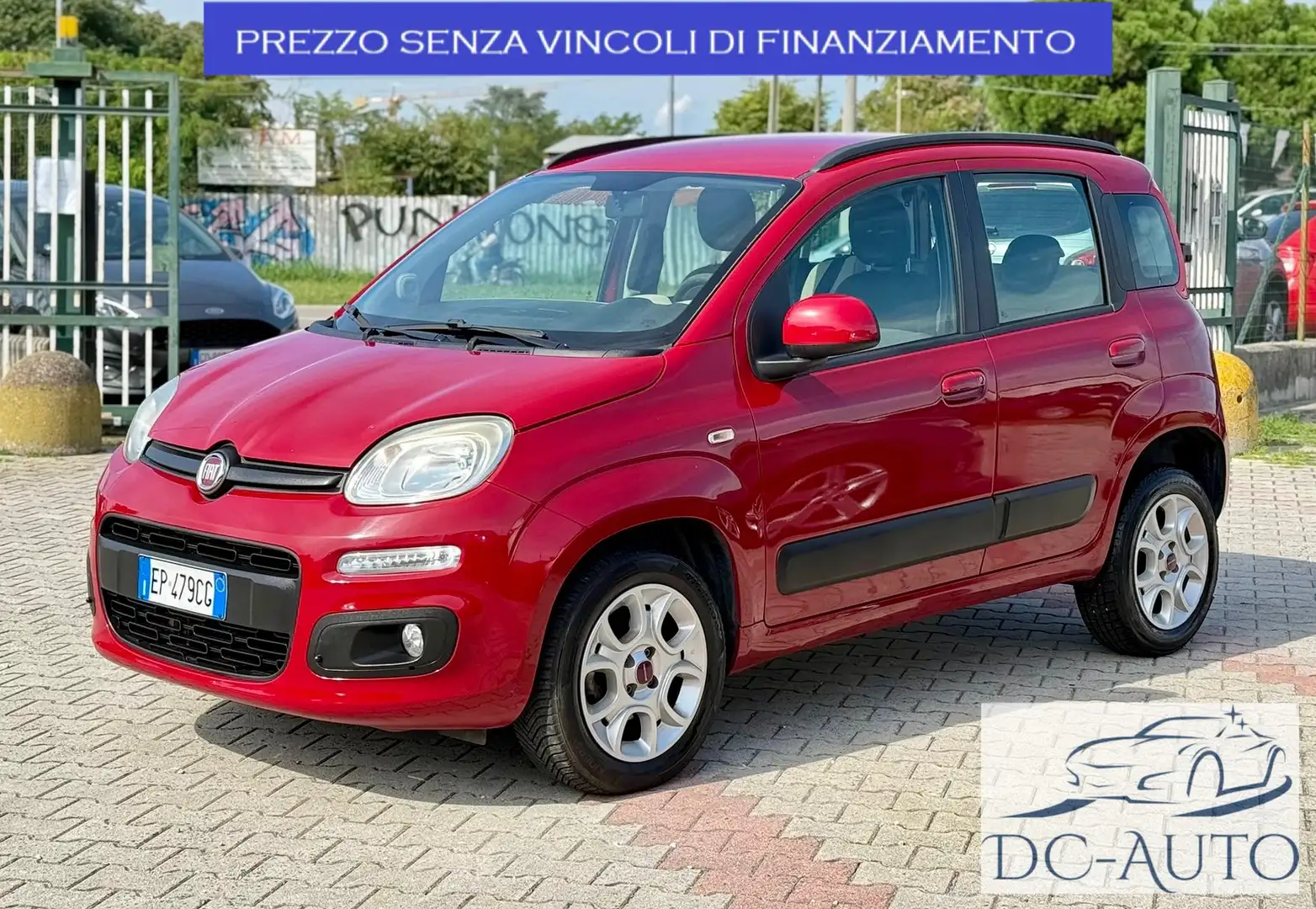 Fiat Panda 0.9 t.air  Pop 80cv ** BENZINA / METANO ** Rouge - 1