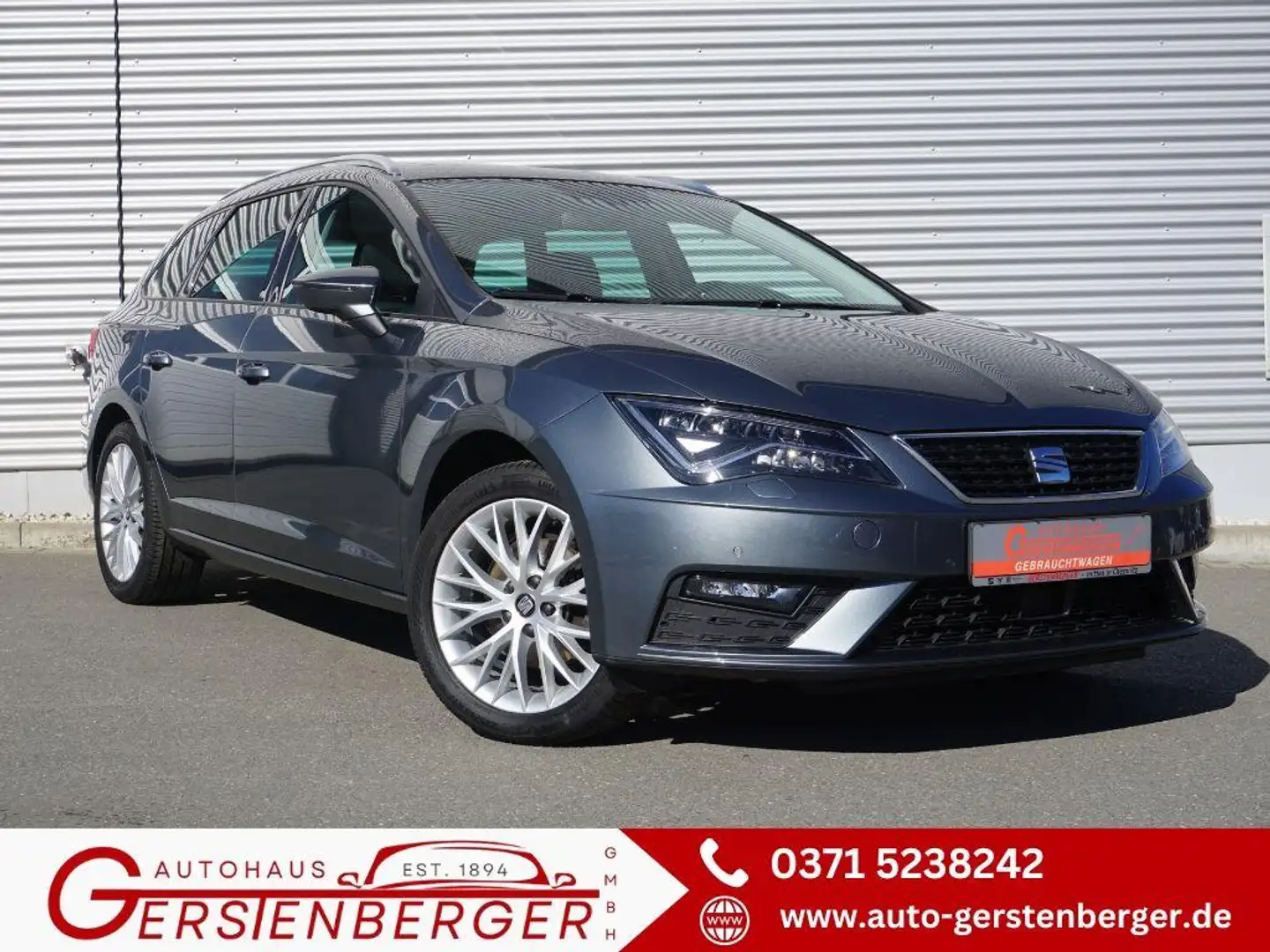 SEAT Leon ST Style 1.4 TSI AHK/WINTERPAKET/PANO Gris - 1