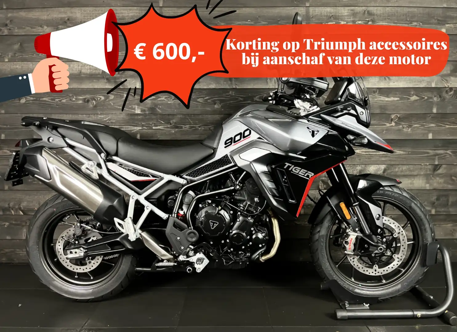 Triumph Tiger 900 GT PRO GRAPHITE Gris - 1