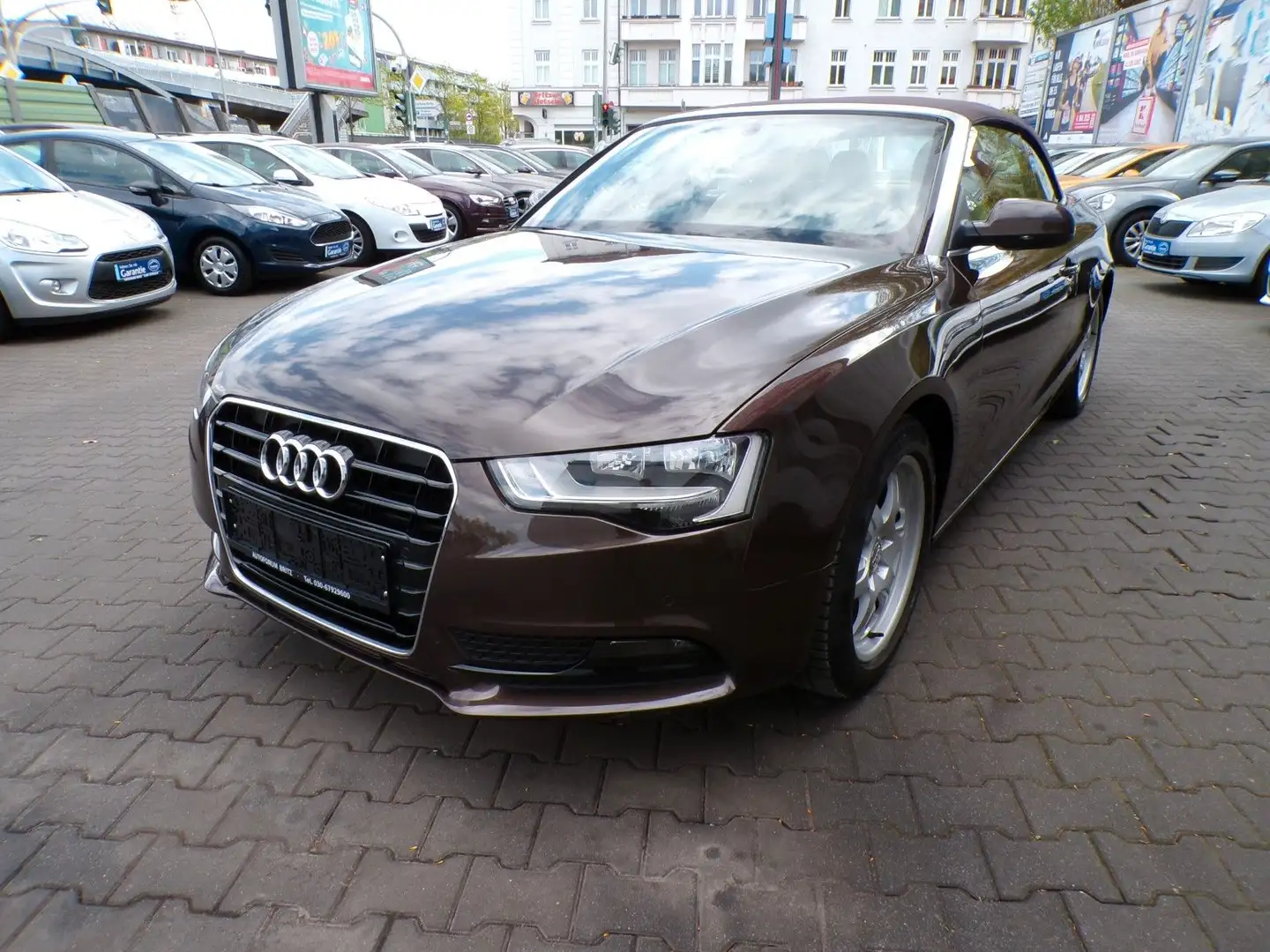 Audi A5 2.0 TDI, AUTOMATIK, Cabrio Braun - 1
