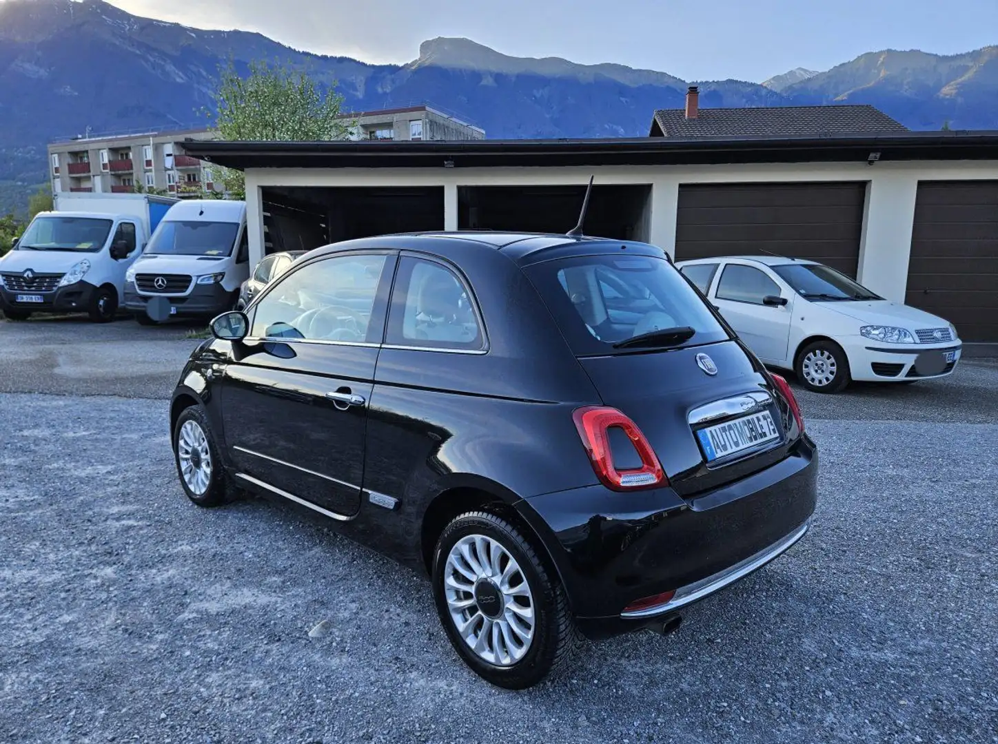 Fiat 500 1.2 8v 69ch Lounge Noir - 2