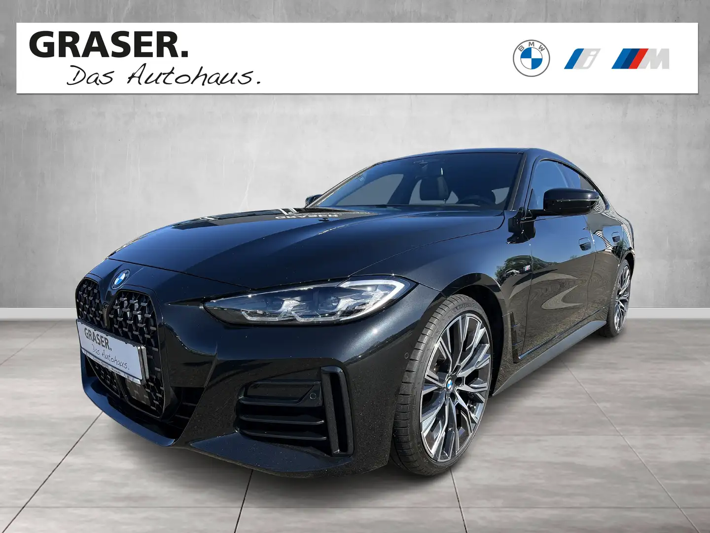 BMW 420 d xDrive Gran Coupé M Sportpaket HK HiFi DAB Negro - 1