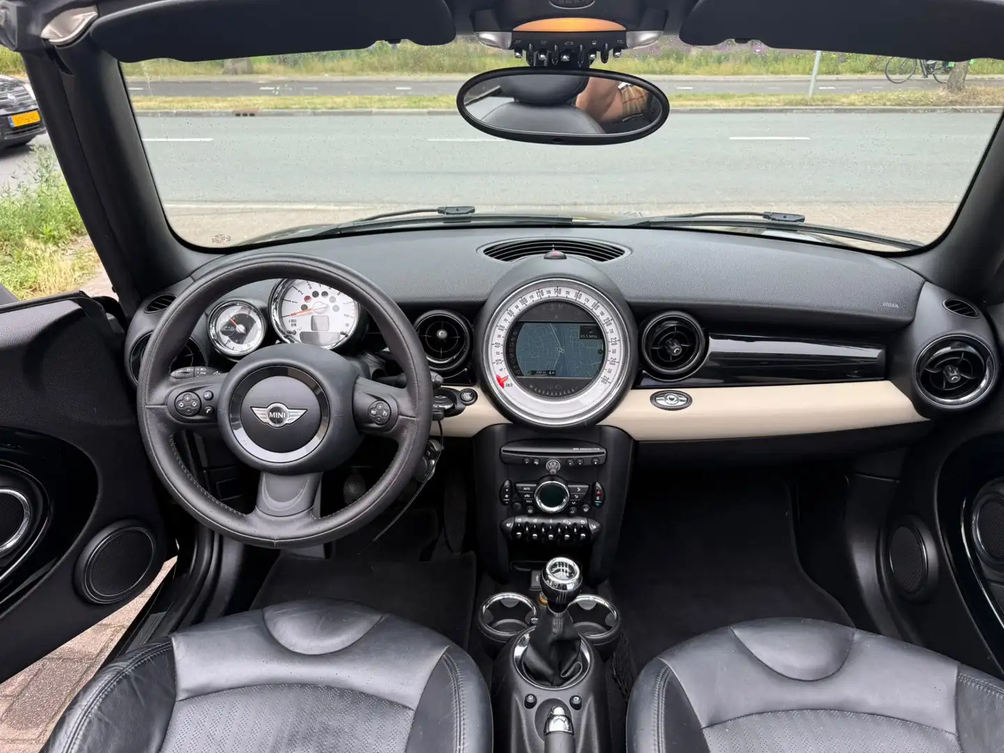 MINI Cooper Cabrio Mini 1.6 CABRIO|1e Eigenaar|LEER|Xenon|LMV|Airco|N Marrón - 2