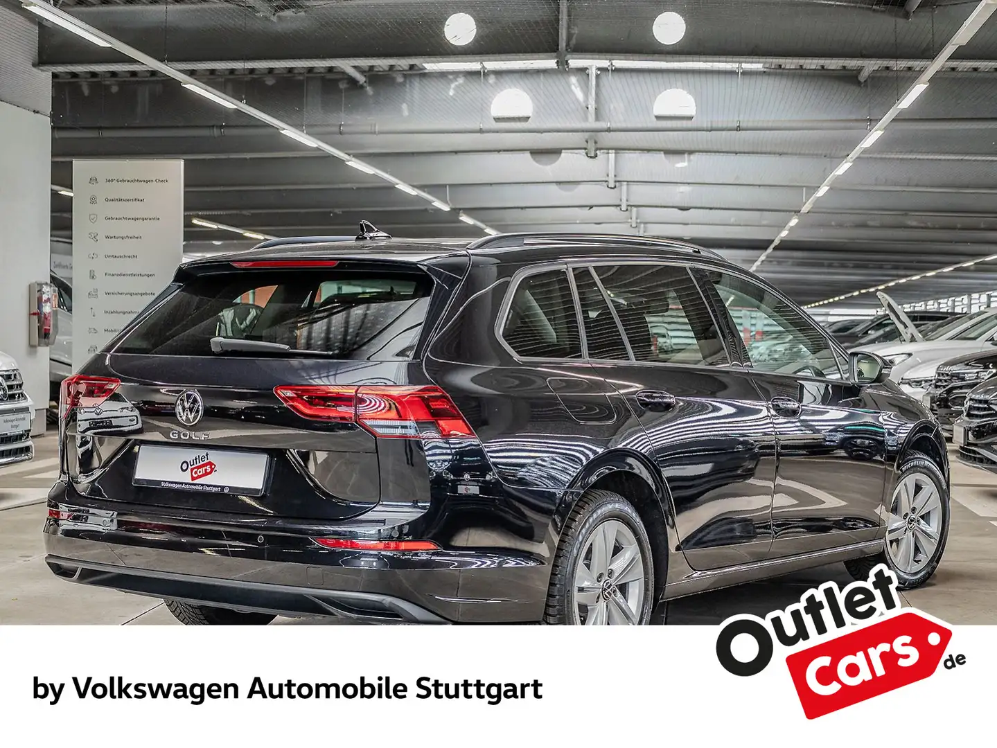 Volkswagen Golf Variant Golf 8 Life 2.0 TDI DSG Navi AHK Tempomat Schwarz - 2
