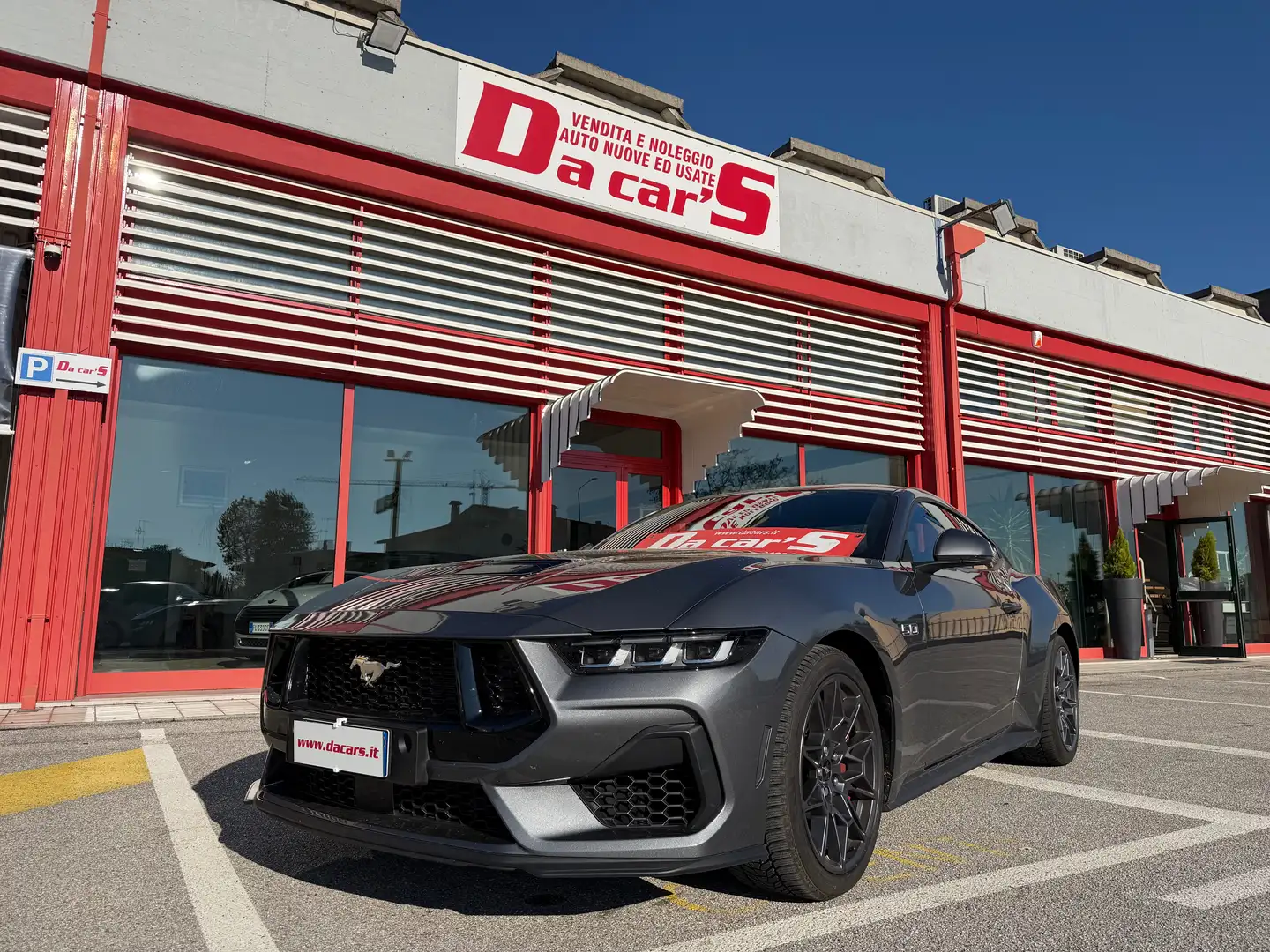 Ford Mustang Fastback 5.0 V8 GT 446cv auto, PARI AL NUOVO! Gris - 1
