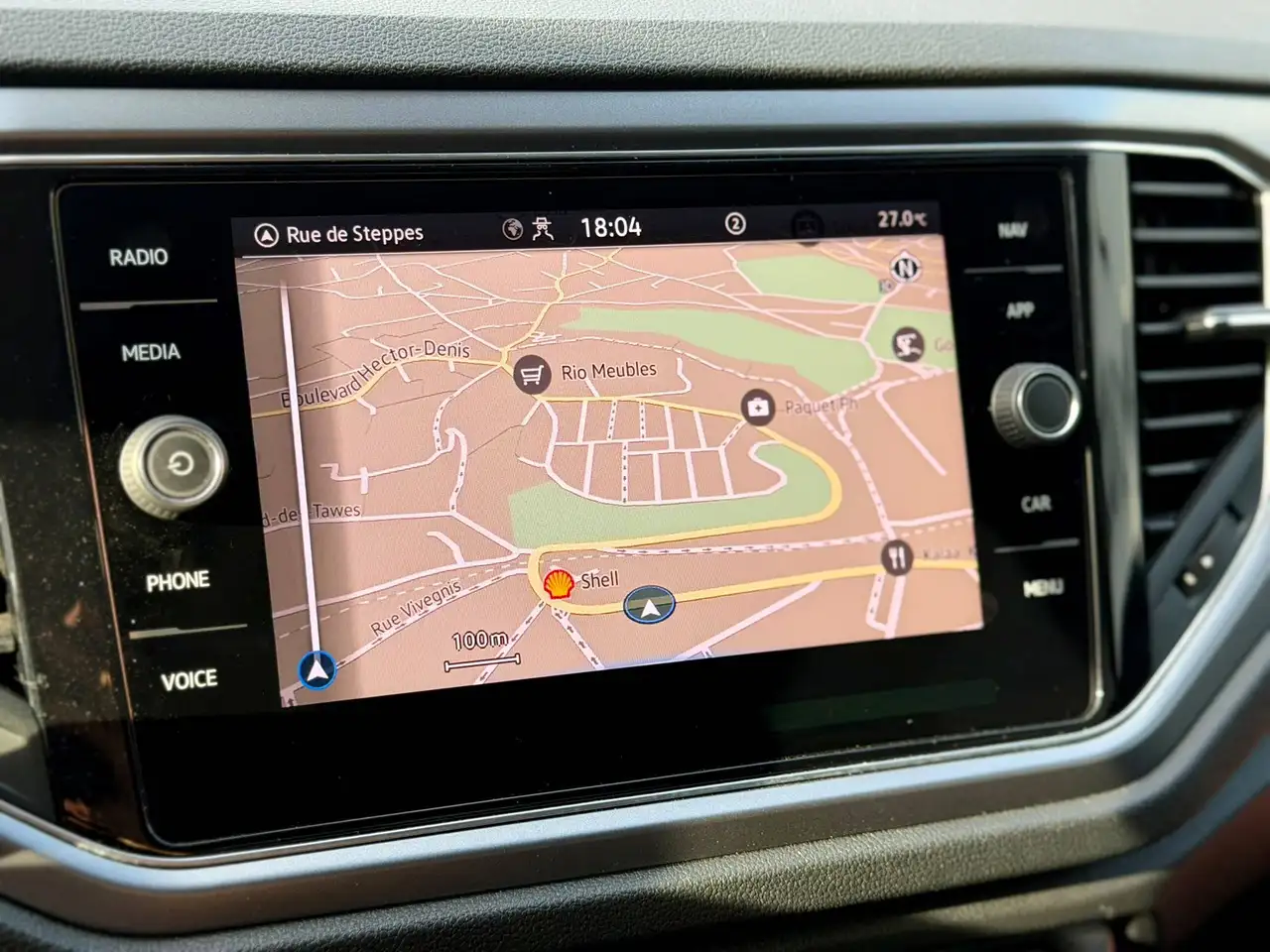 Volkswagen T-Roc 1.0 TSI *GPS*CarPlay*Clim*Camera*Capteurs*, миниатюра 11