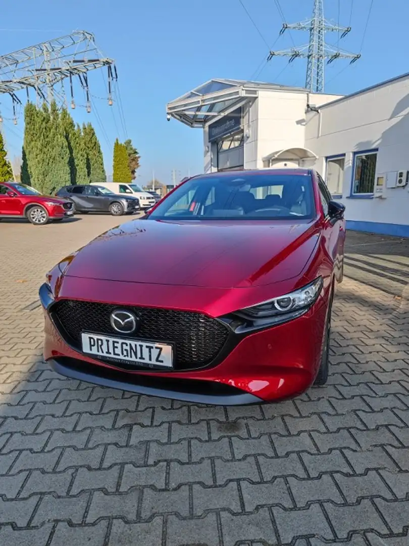 Mazda 3 2.5L e-SKYACTIV G 140ps Voll-LED Scheinwerfer, Sit Rosso - 1