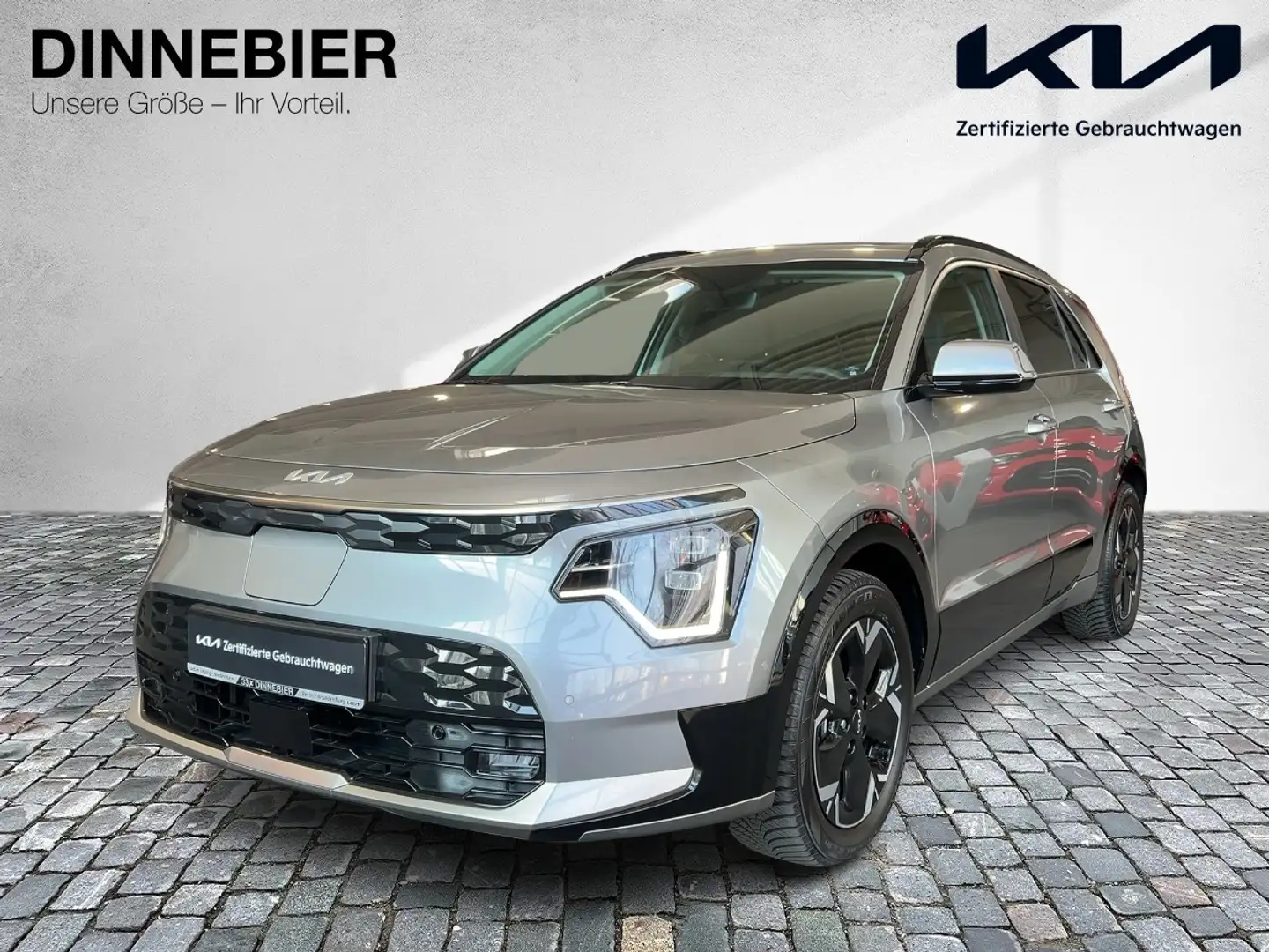 Kia Niro EV Inspiration LED+Glasdach+Navi+Kamera Grau - 2