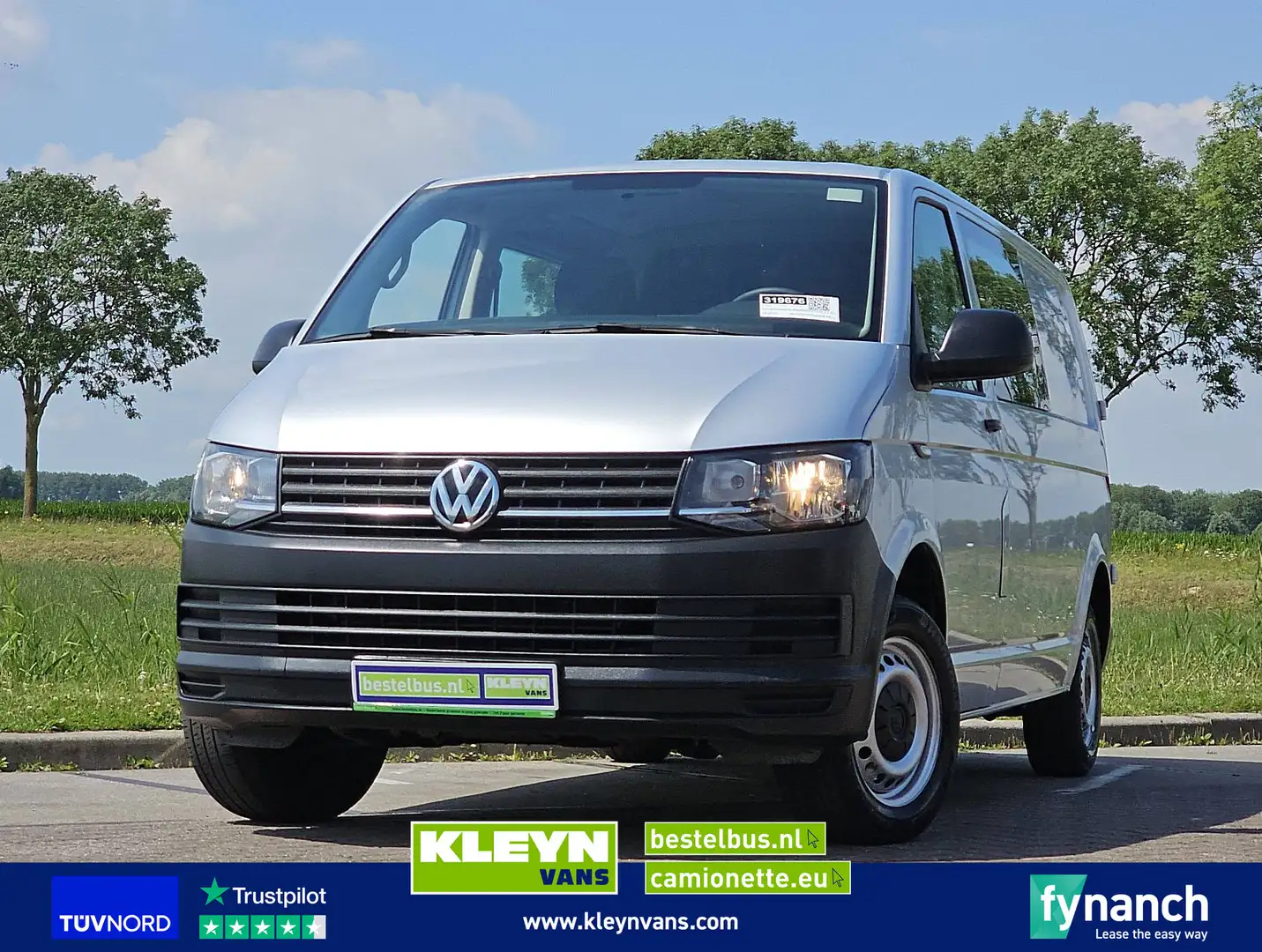 Volkswagen Transporter 2.0 TDI L2H1 150Pk DubCab! Zilver - 1