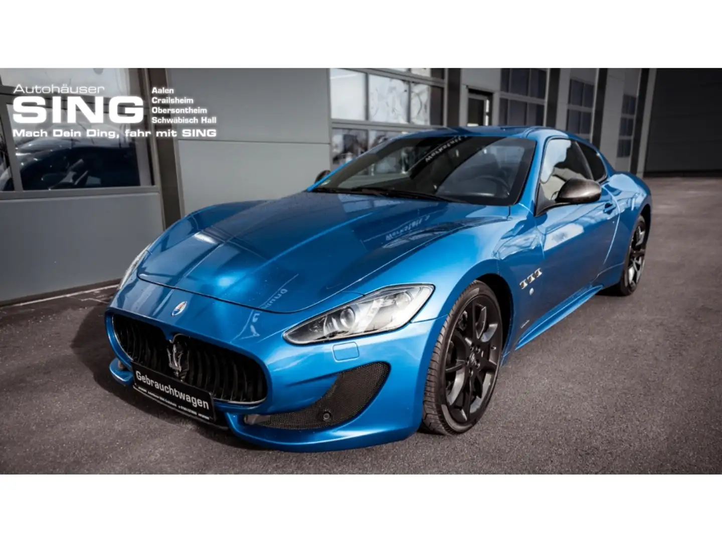Maserati GranTurismo Sport MC V8 Bi-Xenon PDCv+h Bose Bleu - 1