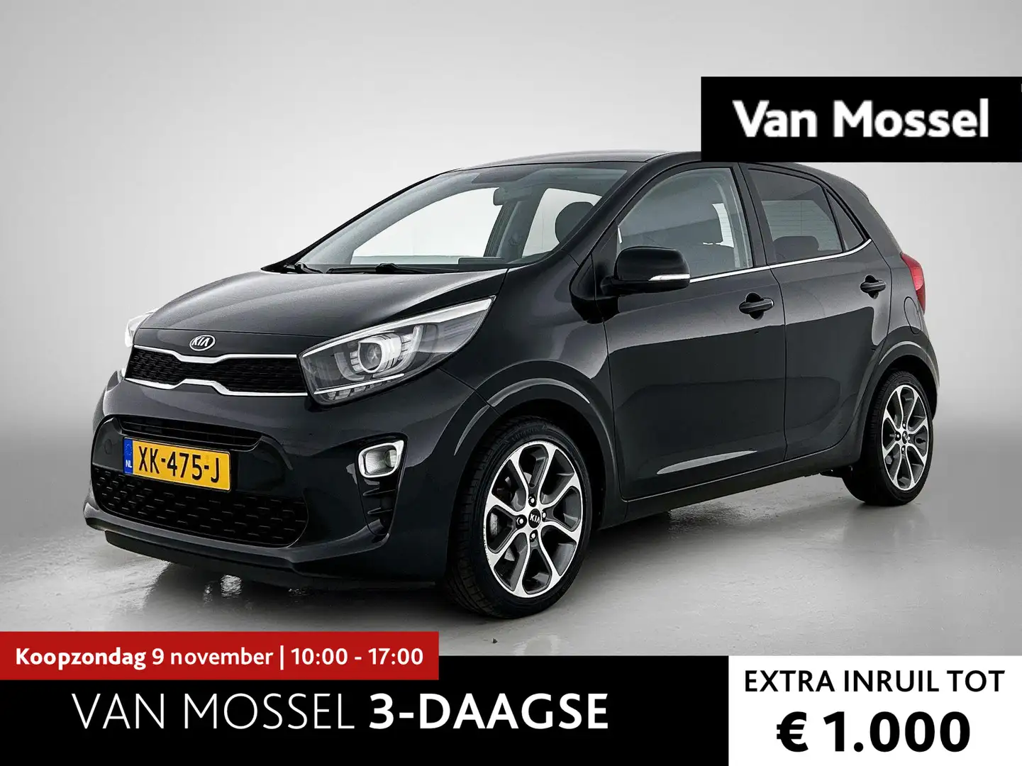 Kia Picanto 1.0 CVVT Design Edition Navi / ECC / LM Velgen Noir - 1