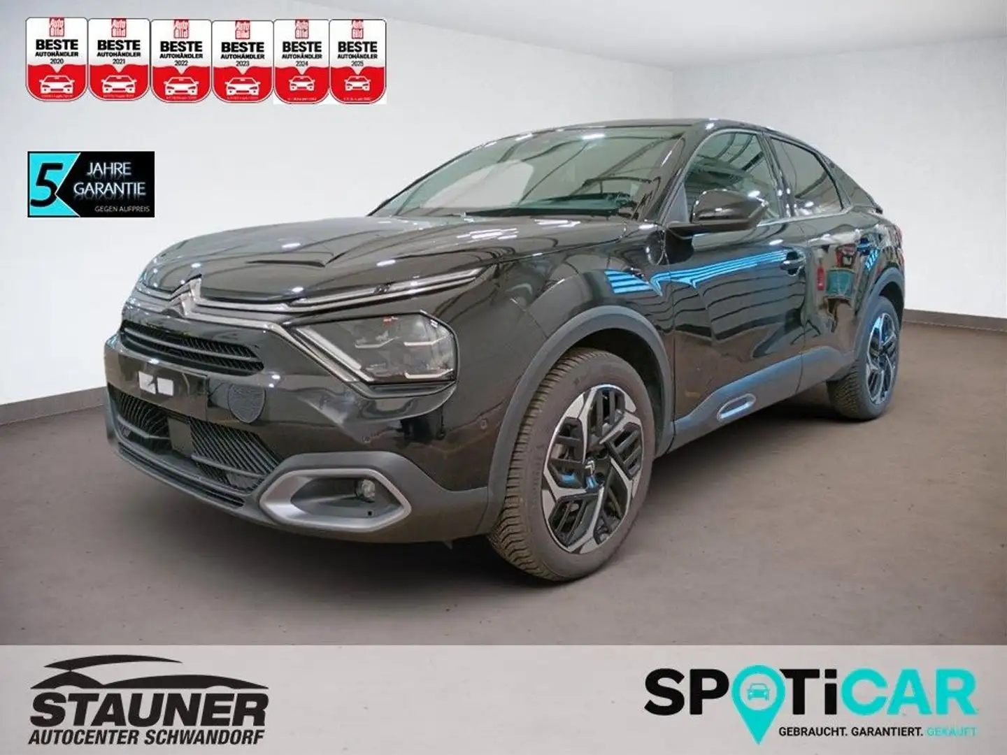Citroen C4 PureTech 130 Stop&Start 6G MAX*NAVI*360°*HUD* Schwarz - 1