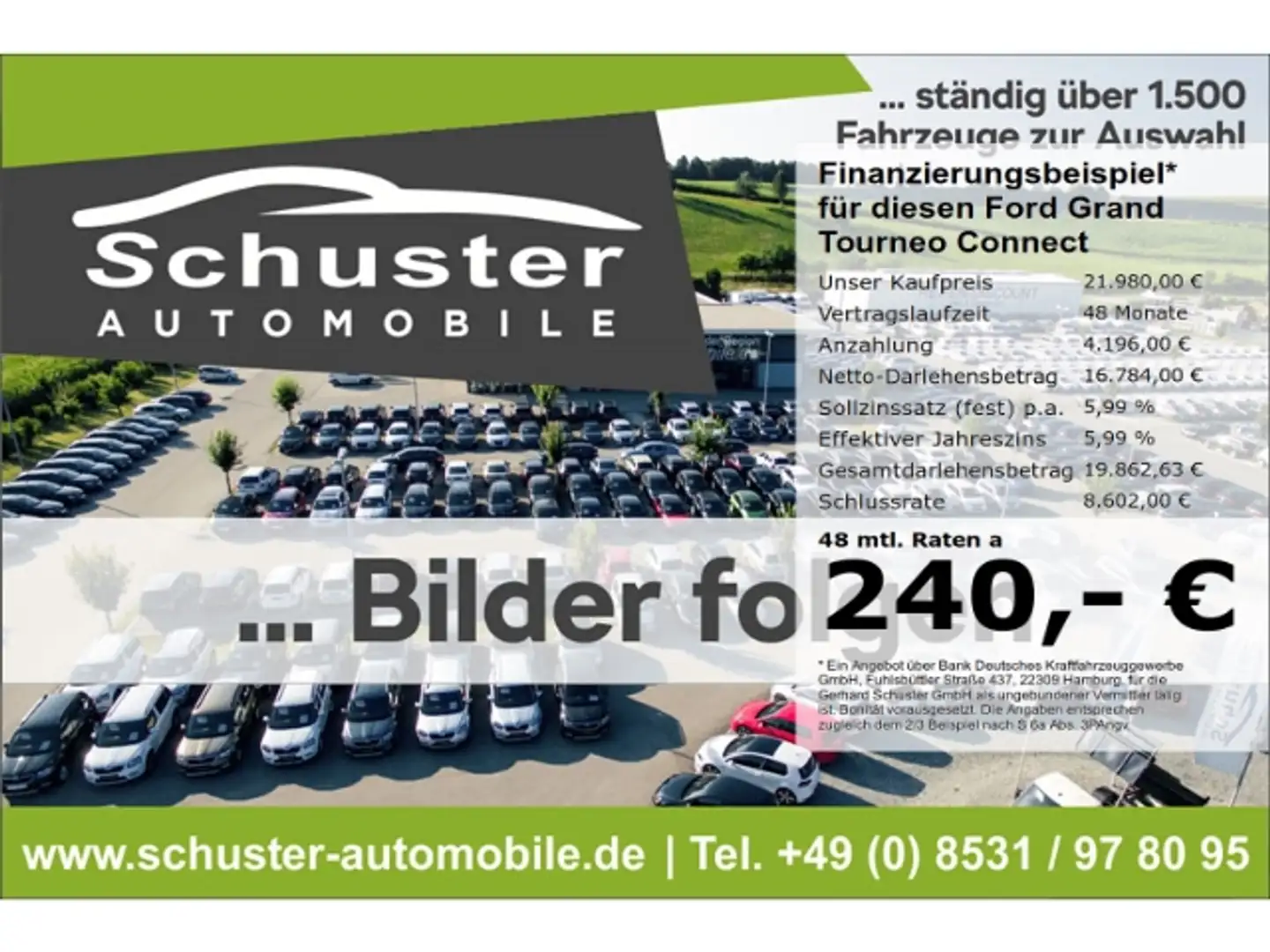 Ford Grand Tourneo Active 1.5D*7-Sitzer ACC Gris - 1