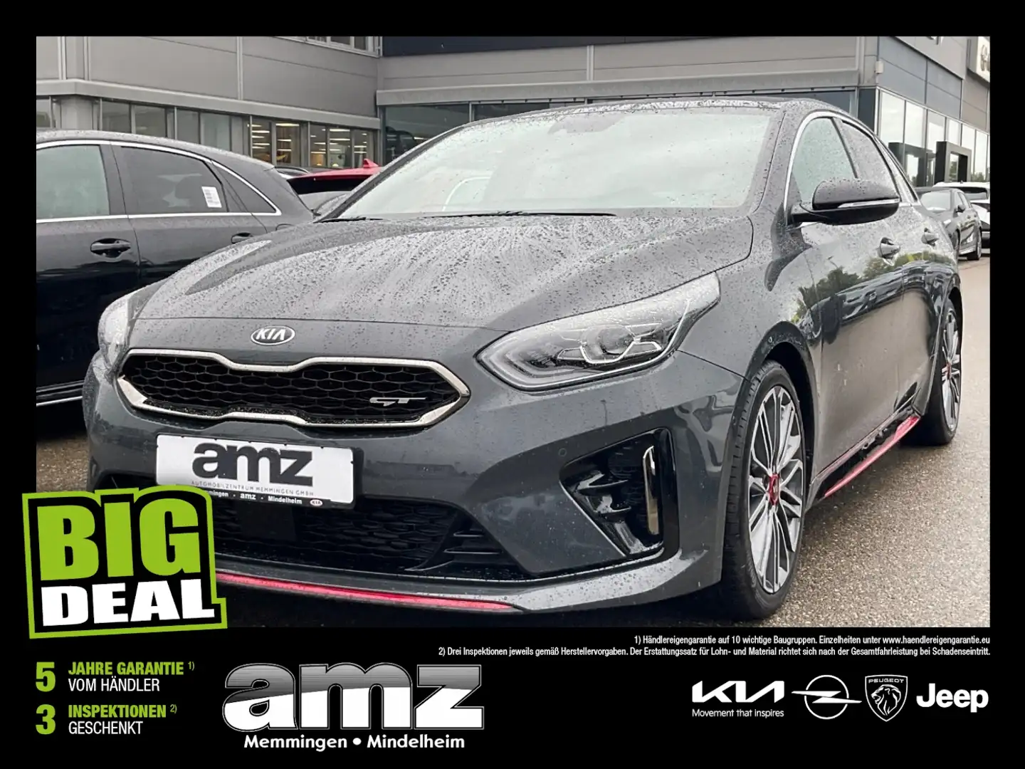 Kia ProCeed / pro_cee'd ProCeed 1.6 Turbo GT Glasdach Duplex-Abgasanlage Grijs - 1