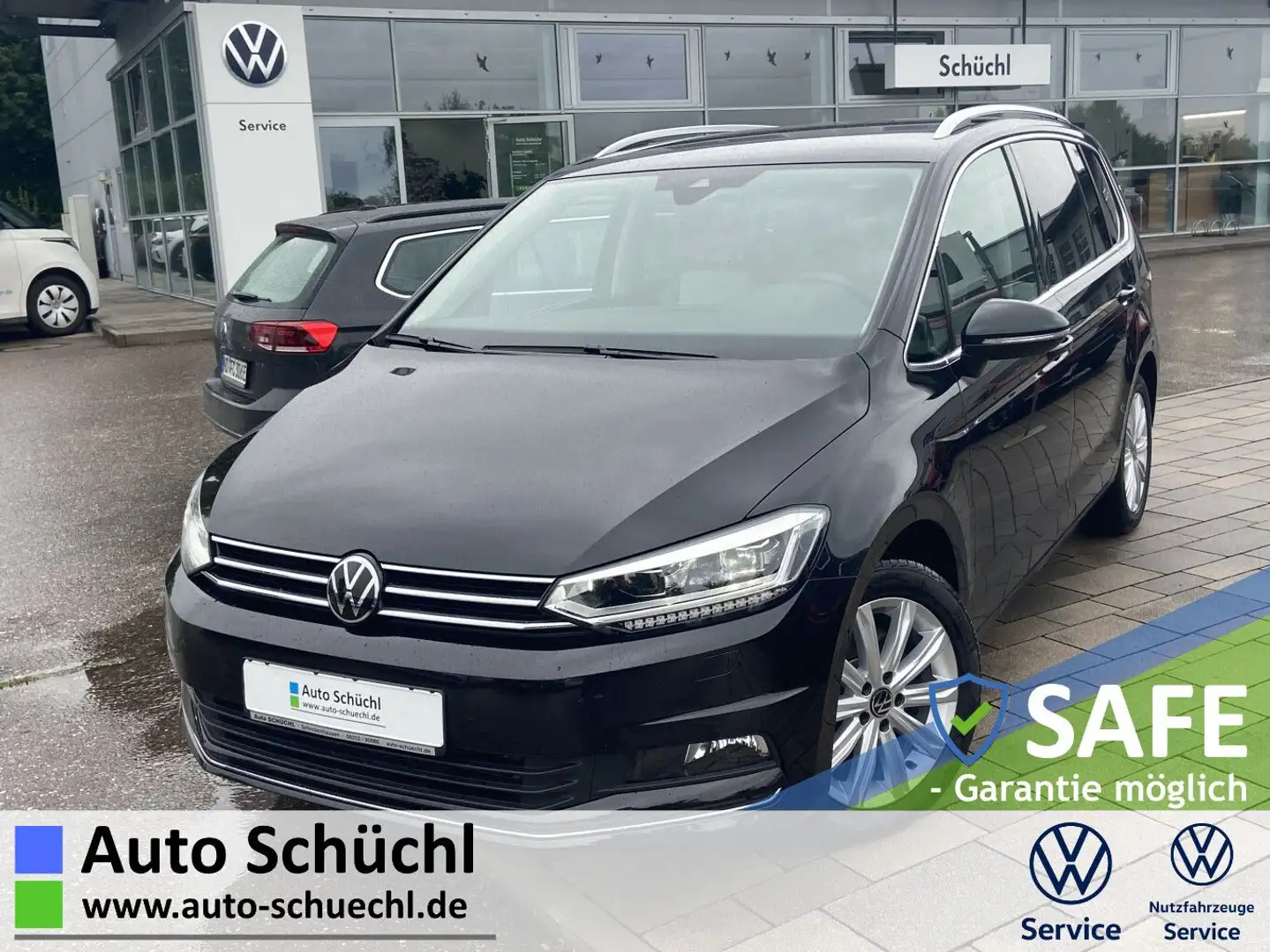 Volkswagen Touran 2.0 TDI DSG HIGHLINE 7-SITZER NAVI+LED+AH Schwarz - 1