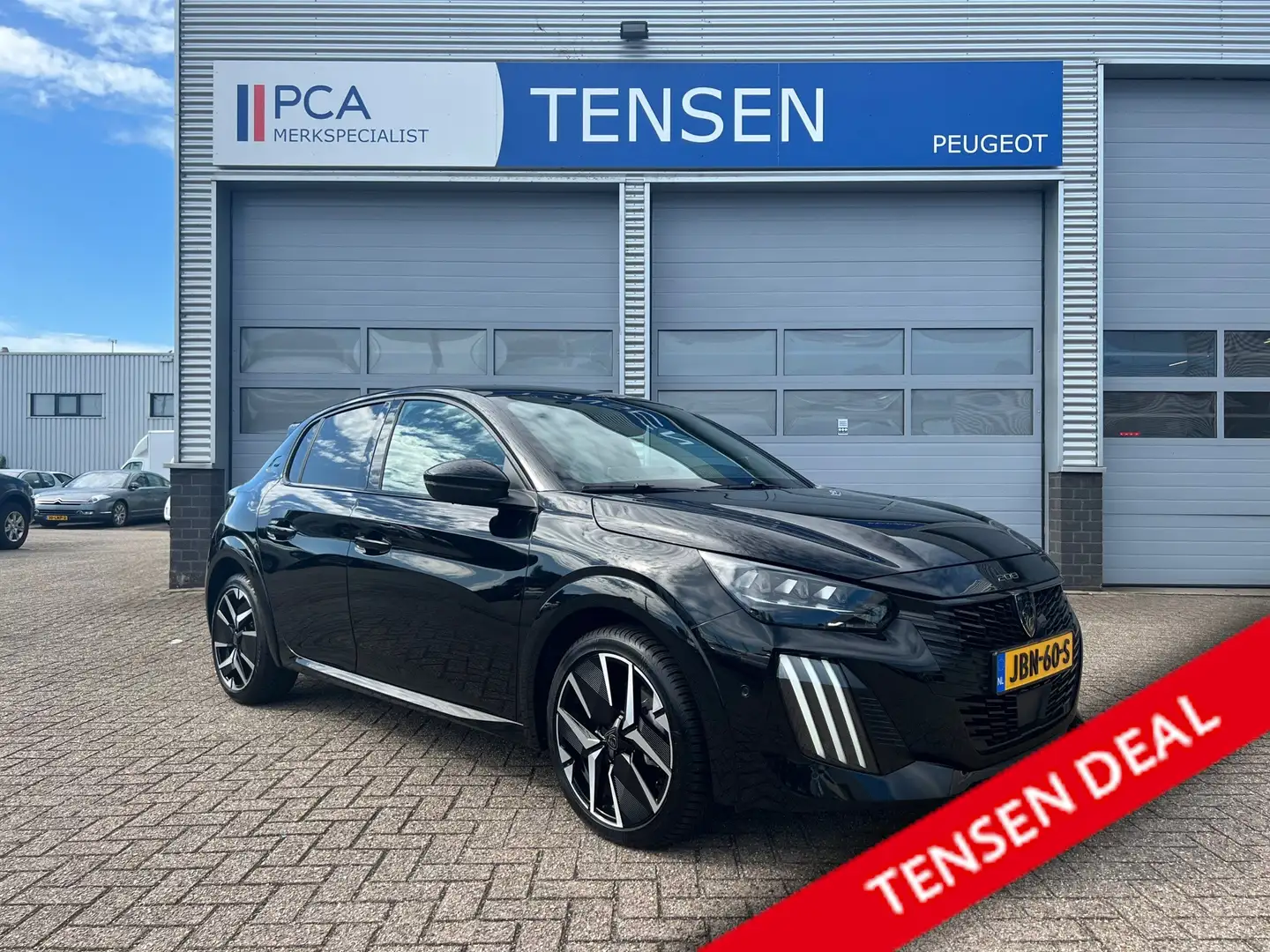 Peugeot 208 Hybrid 145 e-DCS6 GT | Half leer | Navigatie | Ada Zwart - 1