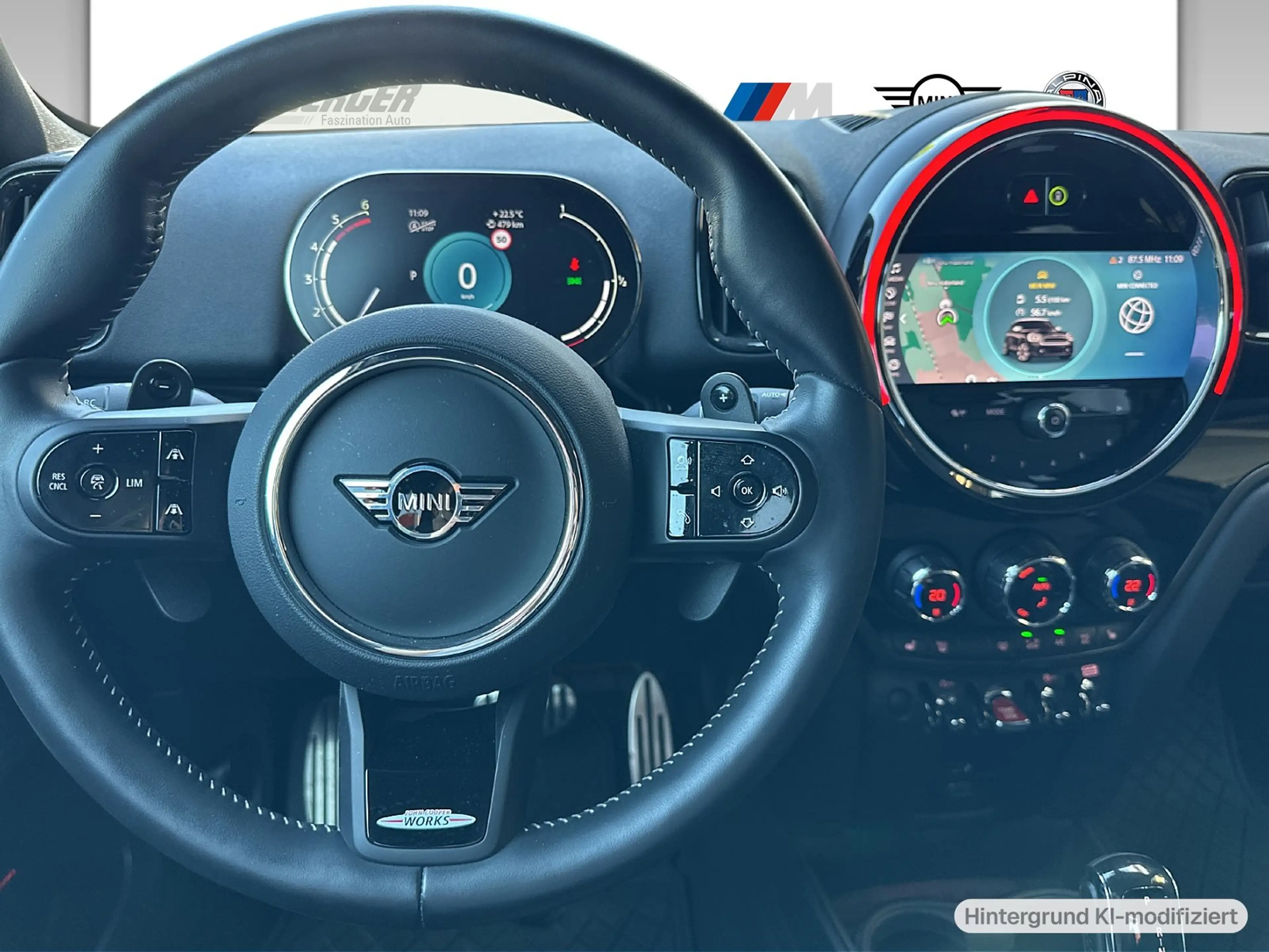 MINI Cooper SD Countryman Cooper SD ALL4 JCW Trim ACC adaptiv LED Lenkradhei — photo 7