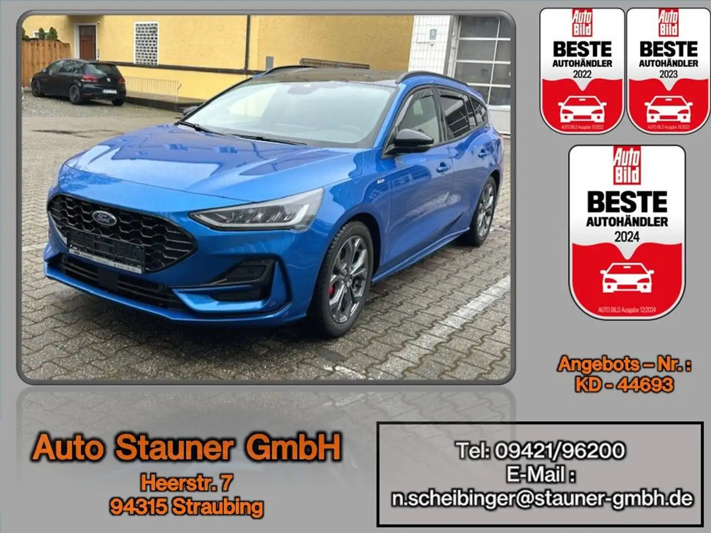 Ford Focus Turnier 1.0 EcoBoost Automatik ST-Line X Blu/Azzurro - 1