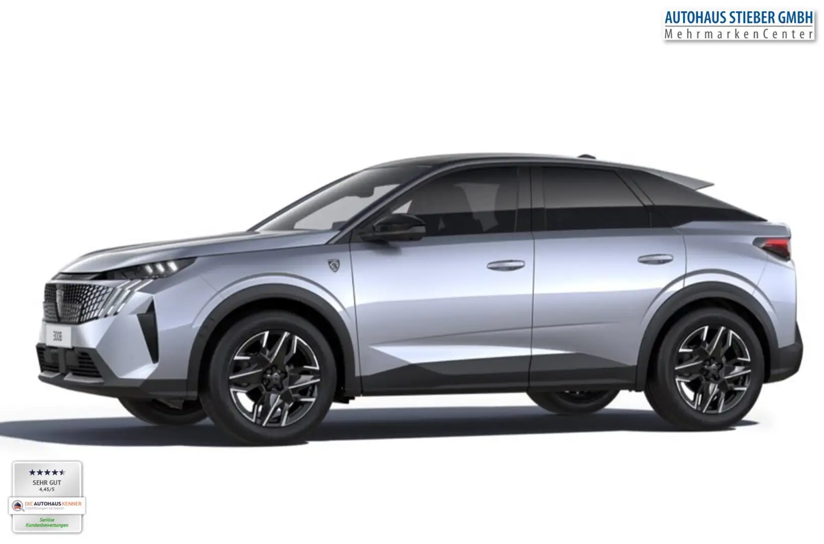 Peugeot 3008 MHEV 145 GT Matrix ACC SHZ Nav 360° Keyless 107... Silber - 2
